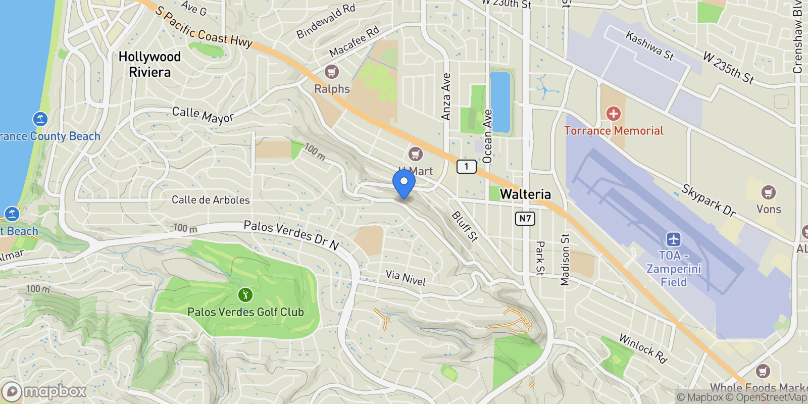 Map showing 4321 Paseo De Las Tortuga, Torrance, CA, 90505, USA, Torrance, California, United States.