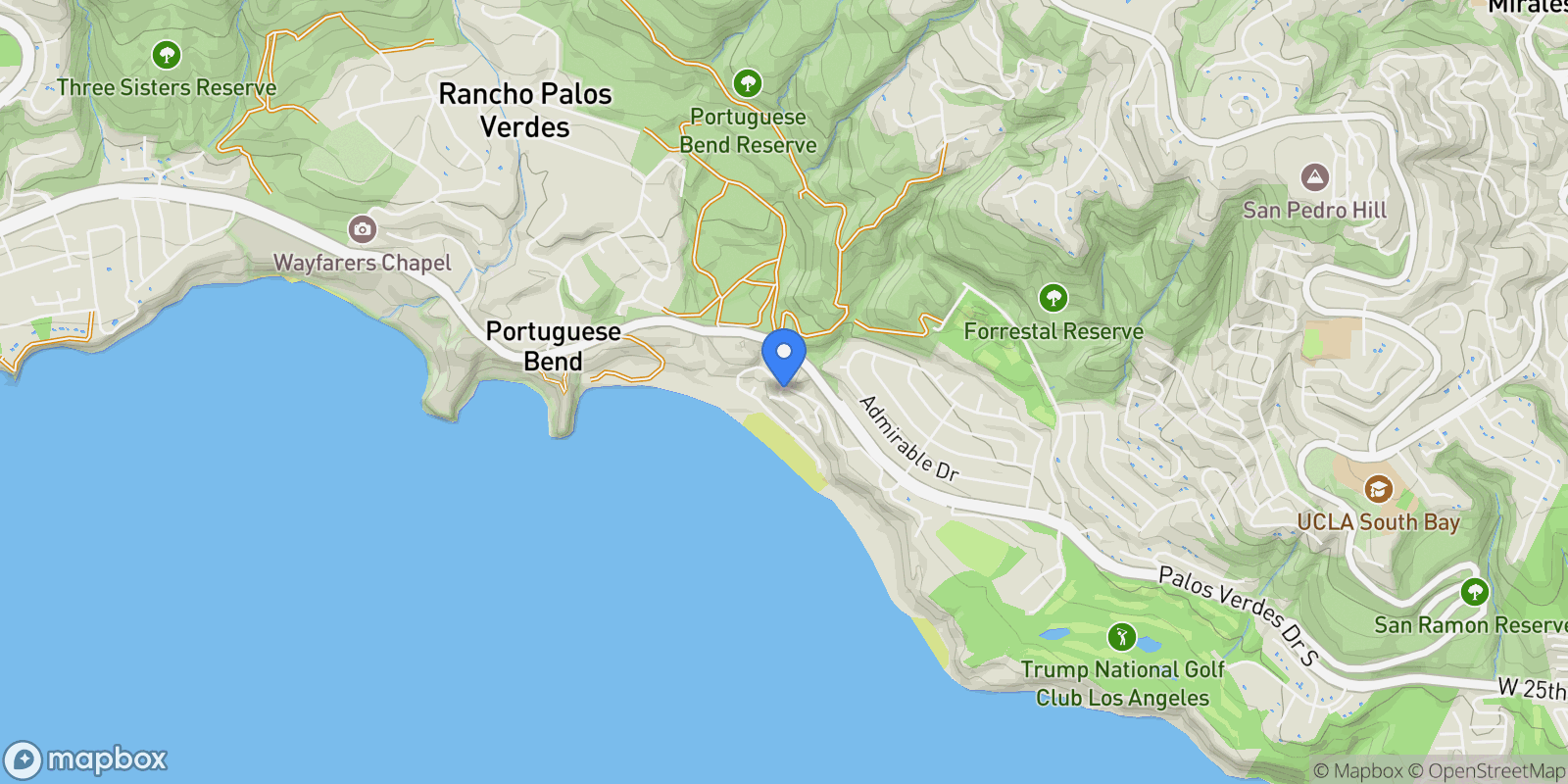 Map showing 84 Yacht Harbor Drive, Rancho Palos Verdes, CA, 90275, USA, Rolling Hills, California, United States.