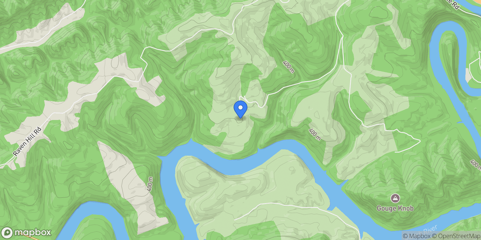 Map showing 745 Ronald Holt Lane, Tazewell, TN, 37879, USA, Tazewell, Tennessee, United States.