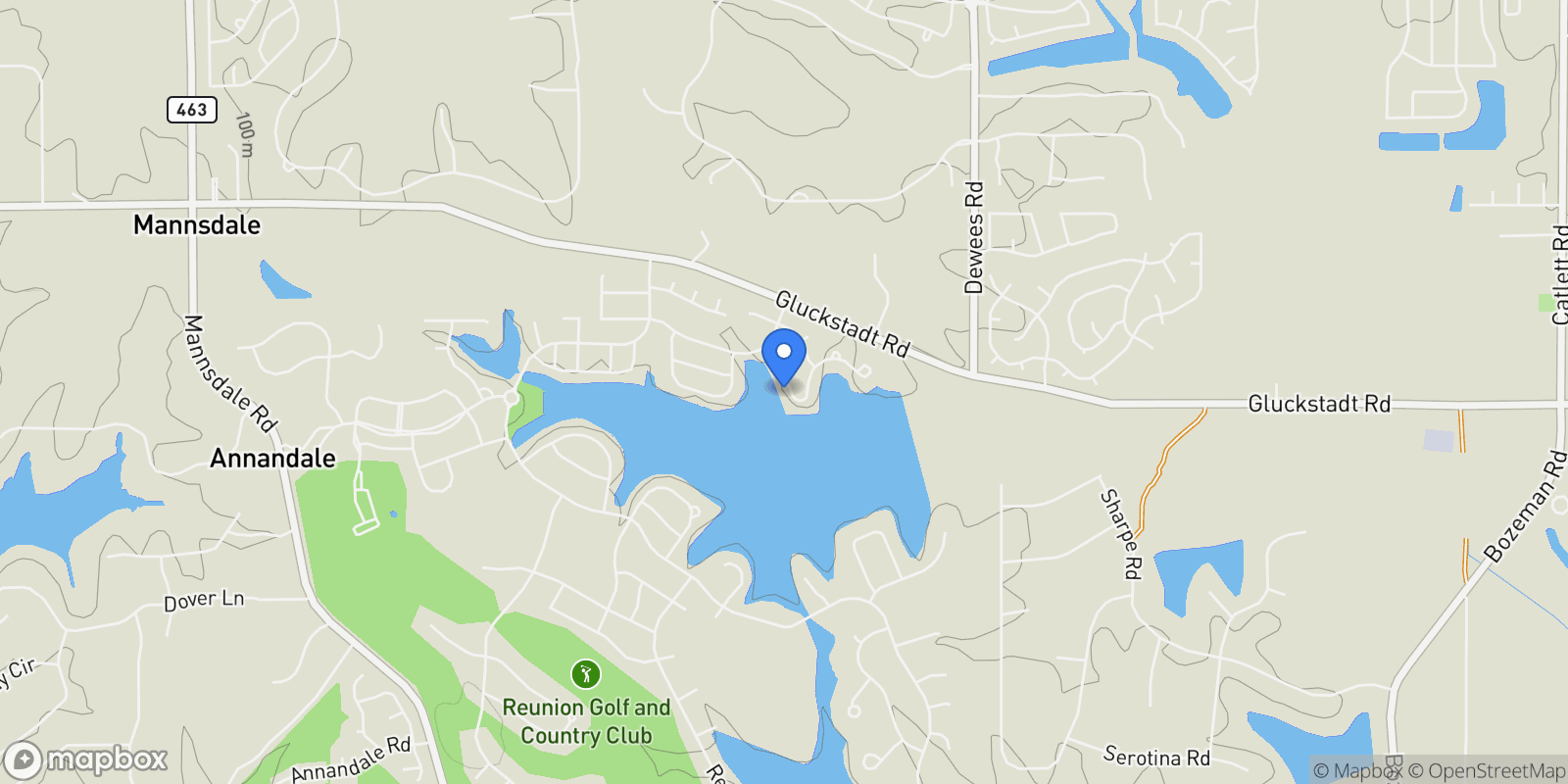 Map showing 115 Cedar Woods Cove, Madison, MS, 39110, USA, Madison, Mississippi, United States.
