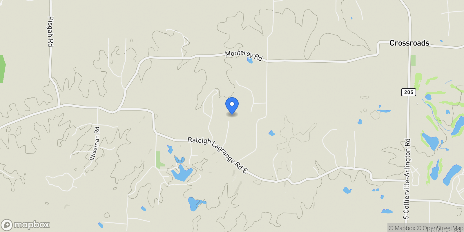 Map showing 214 MOUNTAIN BROOK CV, Eads, TN, 38028, USA, Bartlett, Tennessee, United States.