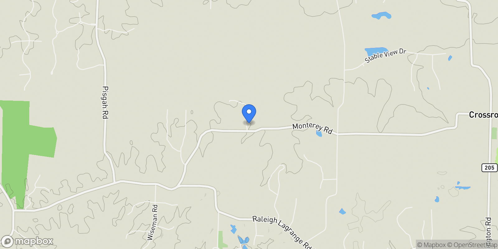 Map showing 64 MONTEREY OAKS CV, TN, 38028, USA, Bartlett, Tennessee, United States.