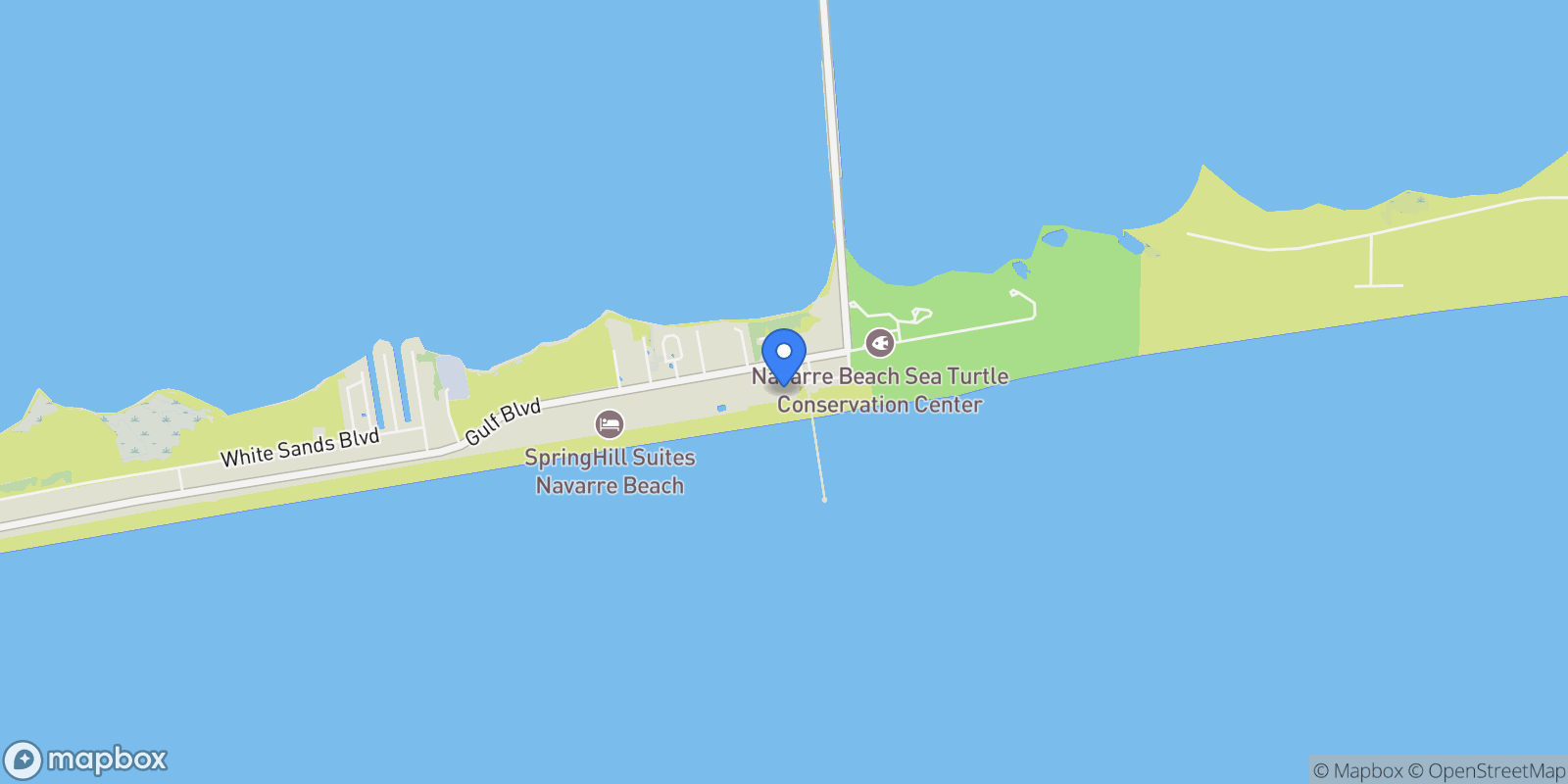 Map showing 8575 Gulf Blvd #1402, Navarre Beach, FL 32566, Navarre Beach, Florida, United States.