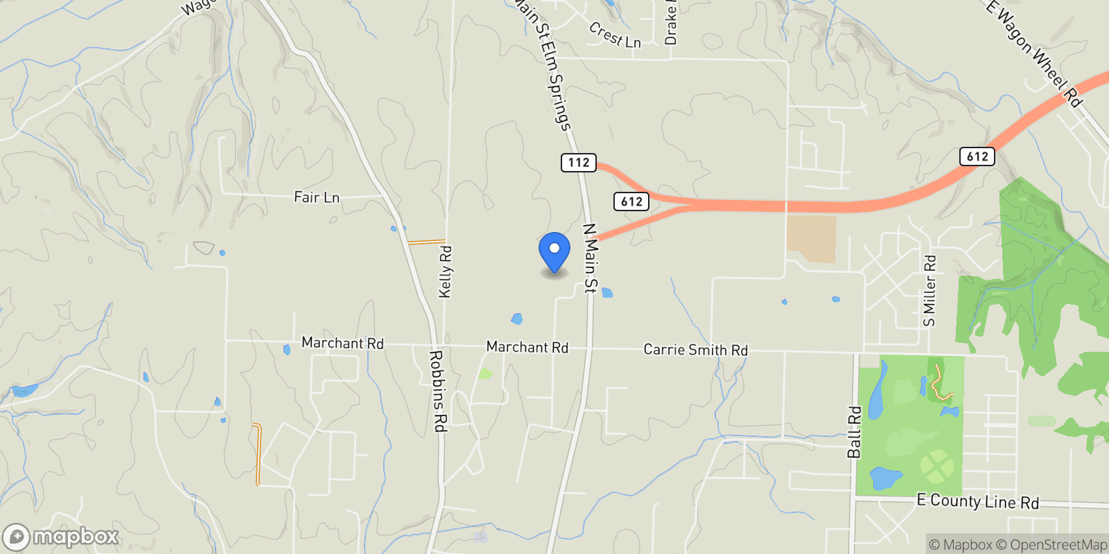 Map showing 4022 Als Drive, Springdale, AR 72762, Tontitown, Arkansas, United States.