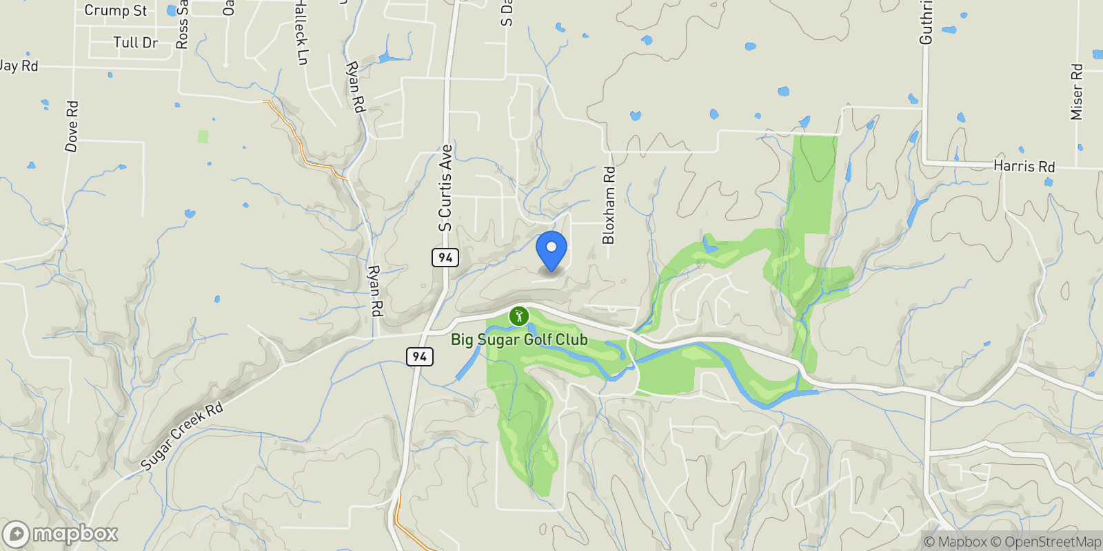 Map showing 560 Forrest Drive, Pea Ridge, AR 72751, Pea Ridge, Arkansas, United States.