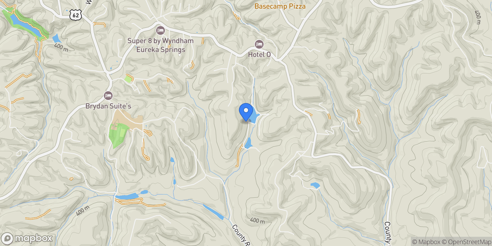 Map showing 3134 Van Buren, Eureka Springs, AR 72632, Eureka Springs, Arkansas, United States.