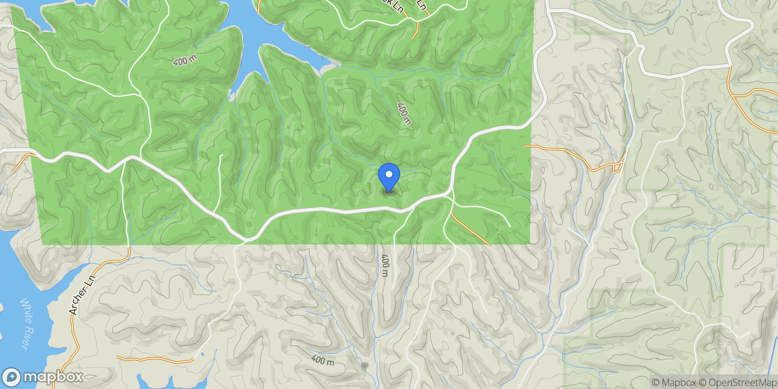 Map showing 17450 Railroad Cut Road, Rogers, AR 72756, Rogers, Arkansas, United States.