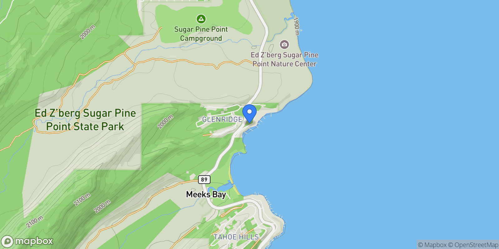 Map showing 255 Drum Road, Tahoma, CA, 96142, USA, Tahoma, California, United States.
