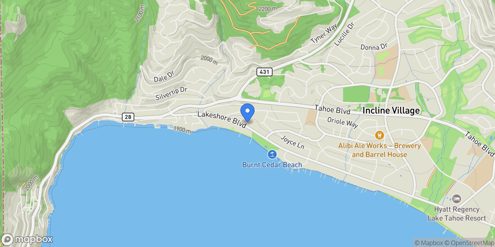 Map showing 106 Slott Peak Court, Incline Village, NV, 89451, USA, Incline Village, Nevada, United States.