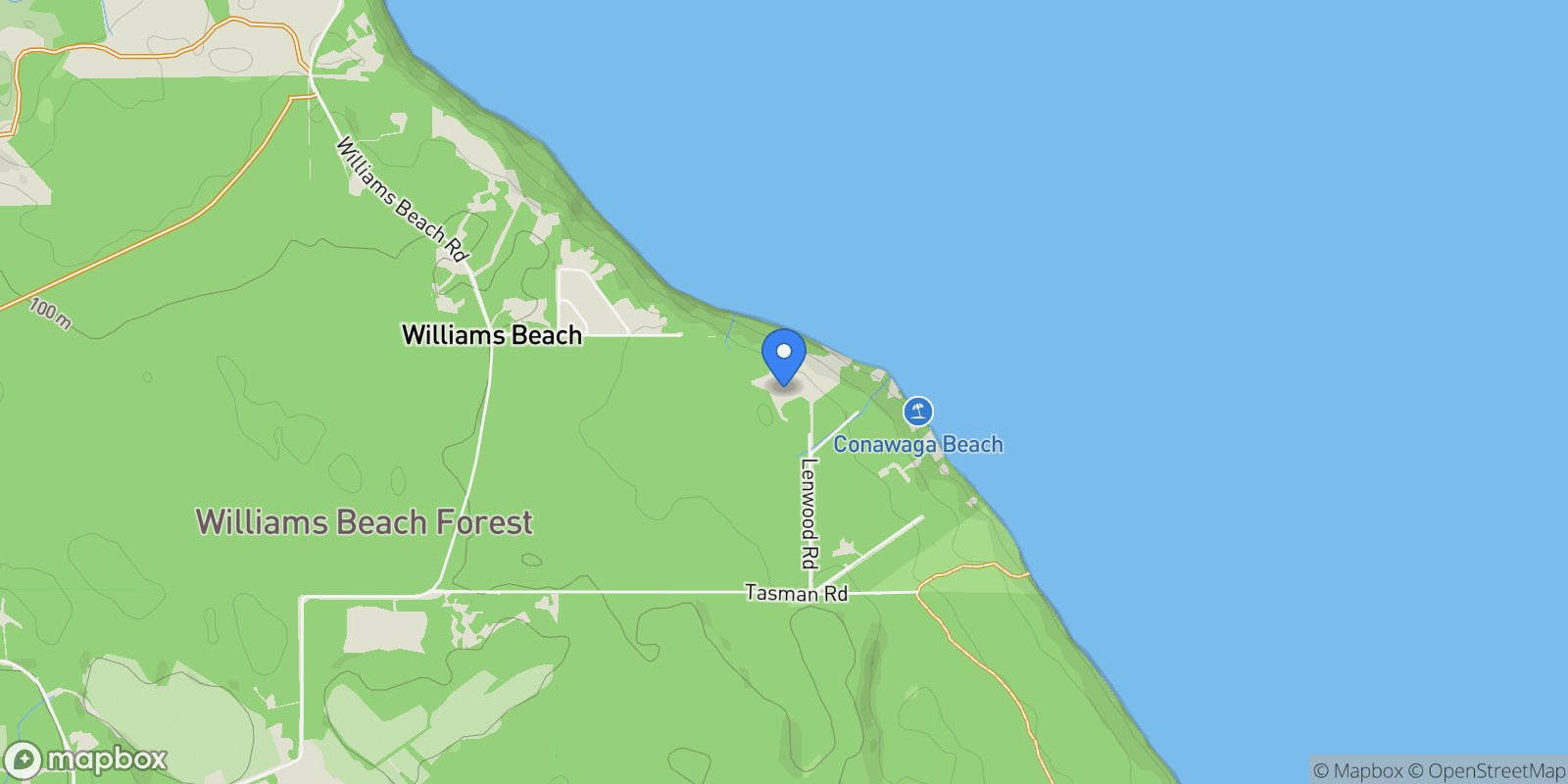Map showing 7939 Lenwood Rd, Puntledge, British Columbia, Canada.