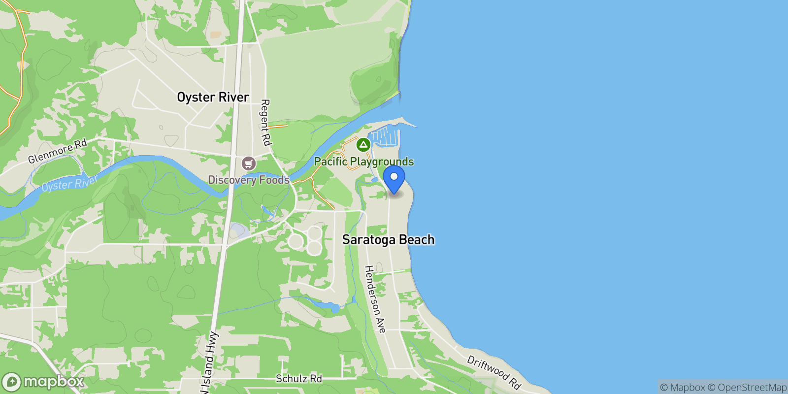 Map showing 9022 Clarkson Ave 19, Black Creek, British Columbia, Canada.
