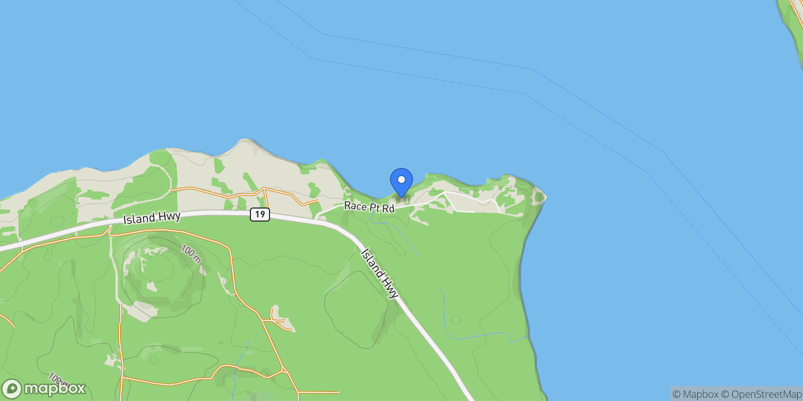 Map showing 5898 Race Point Rd, Campbell River, British Columbia, Canada.