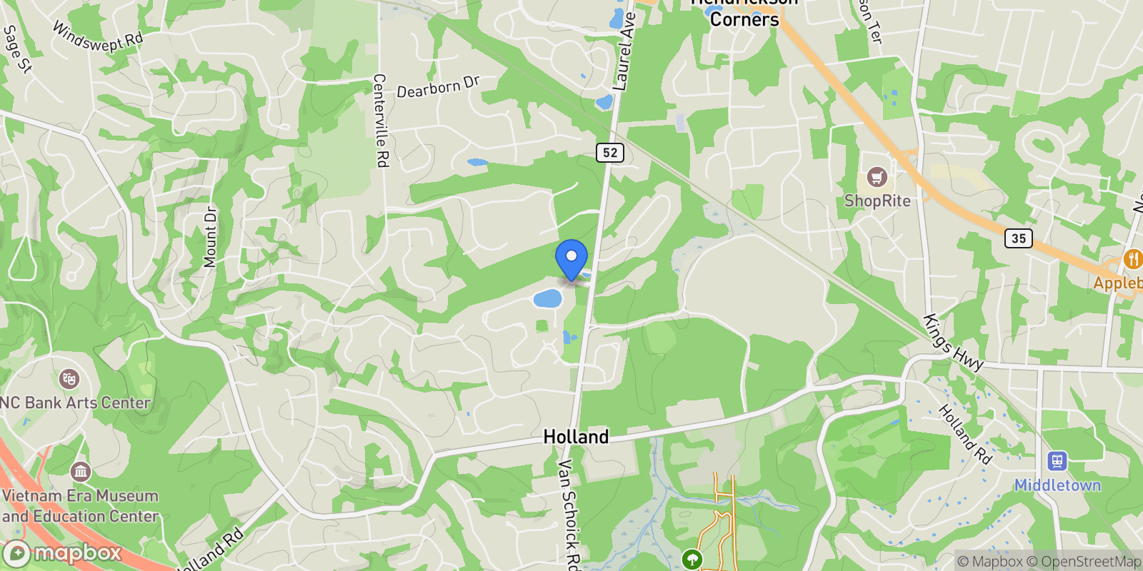 Map showing 126 Metedeconk Court, Holmdel, NJ 07733, Holmdel, New Jersey, United States.