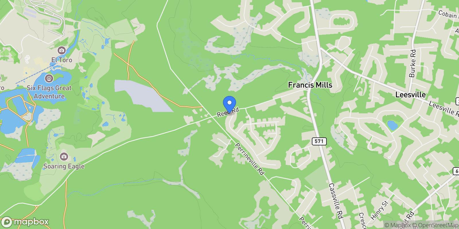 Map showing 40 Woods Edge Drive, Jackson, NJ 08527, Jackson Township, New Jersey, United States.