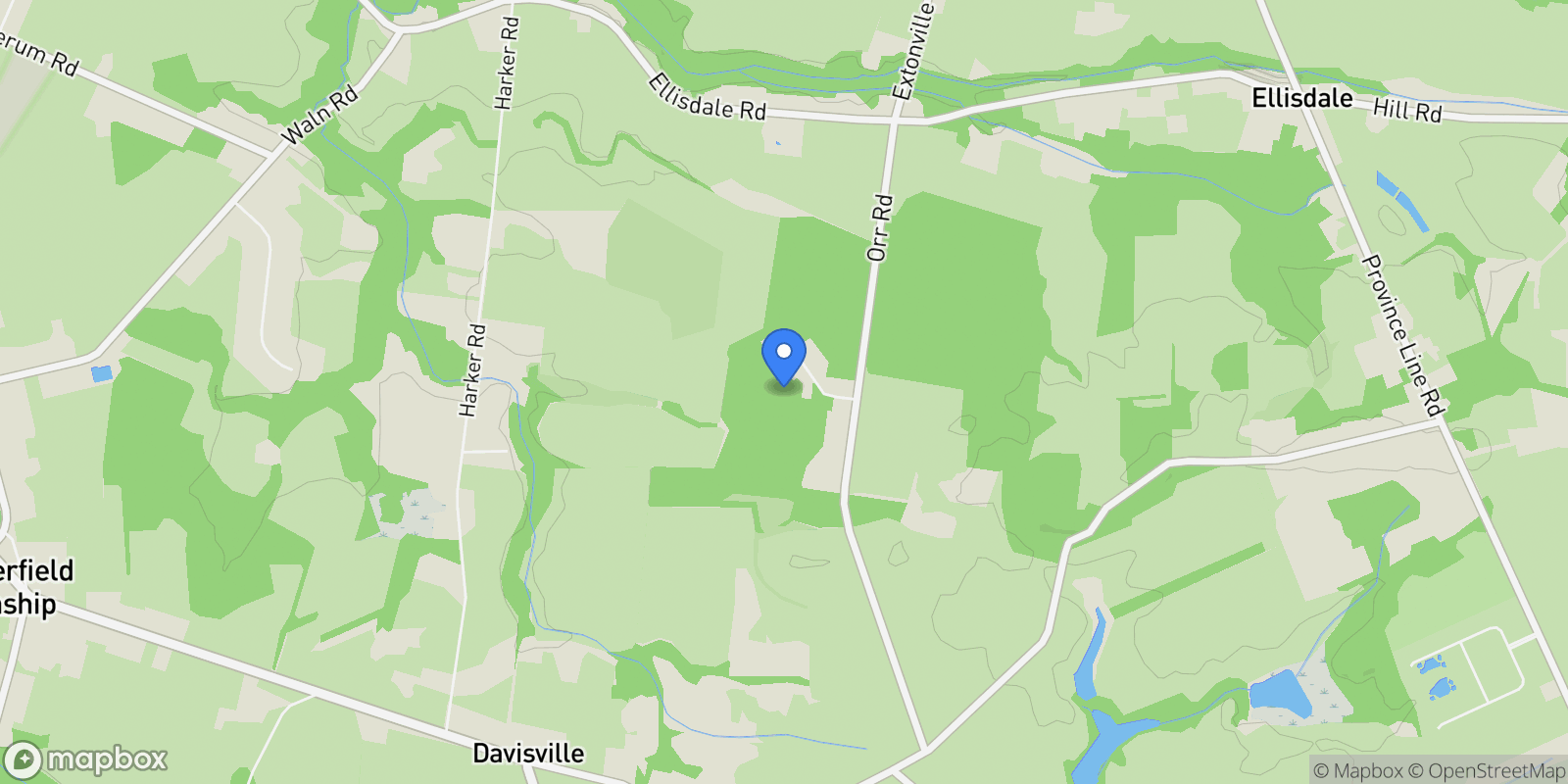 Map showing 10 Ginger Road, Chesterfield, NJ 08515, Upper Freehold, New Jersey, United States.