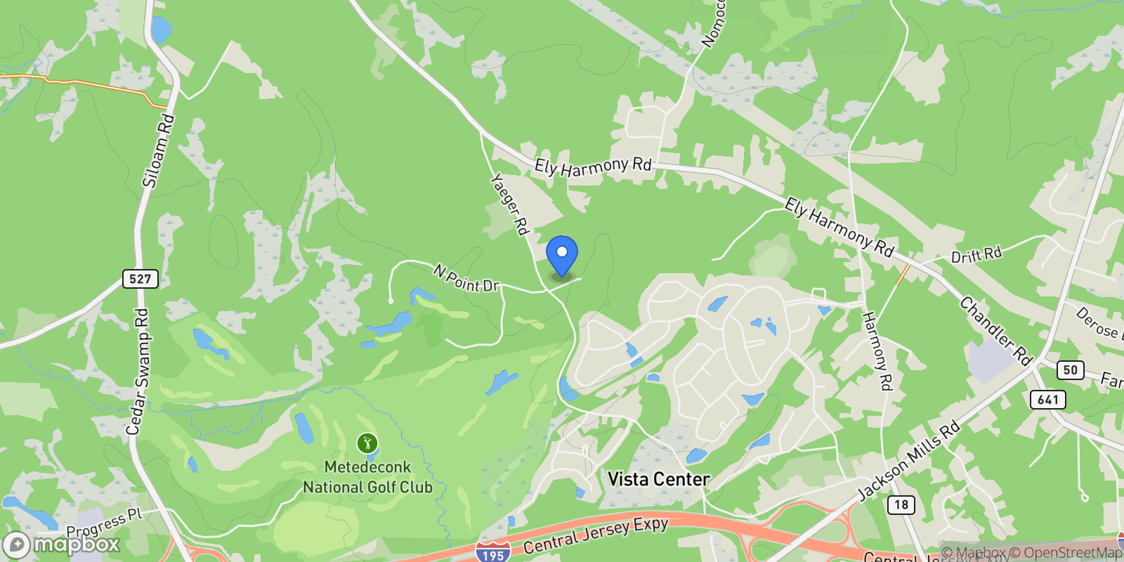 Map showing 7 Trumbull Court, Jackson, NJ 08527, Jackson Township, New Jersey, United States.