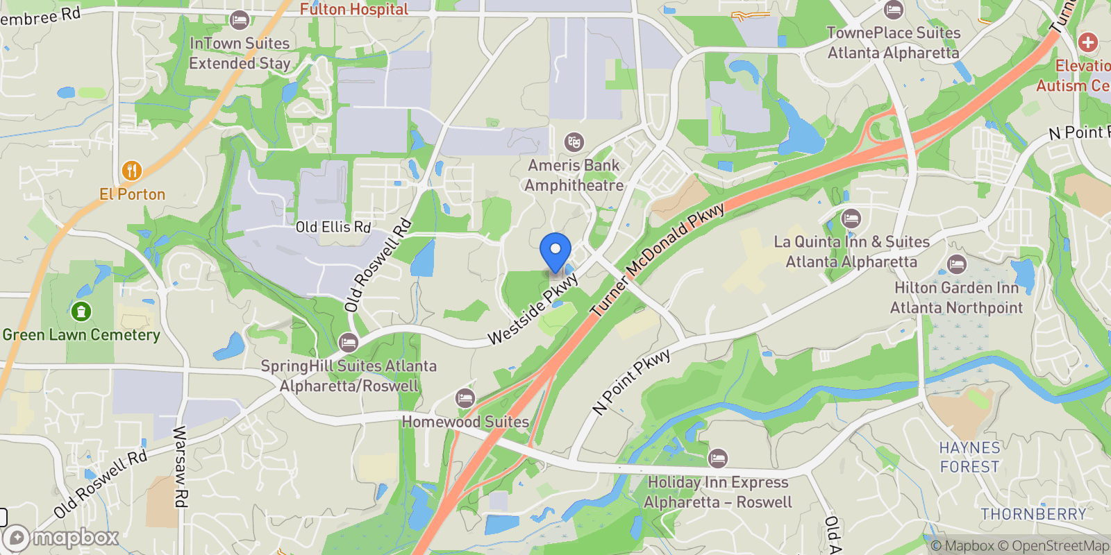 Map showing 633 Landler Terrace, Alpharetta, GA 30009, Alpharetta, Georgia, United States.