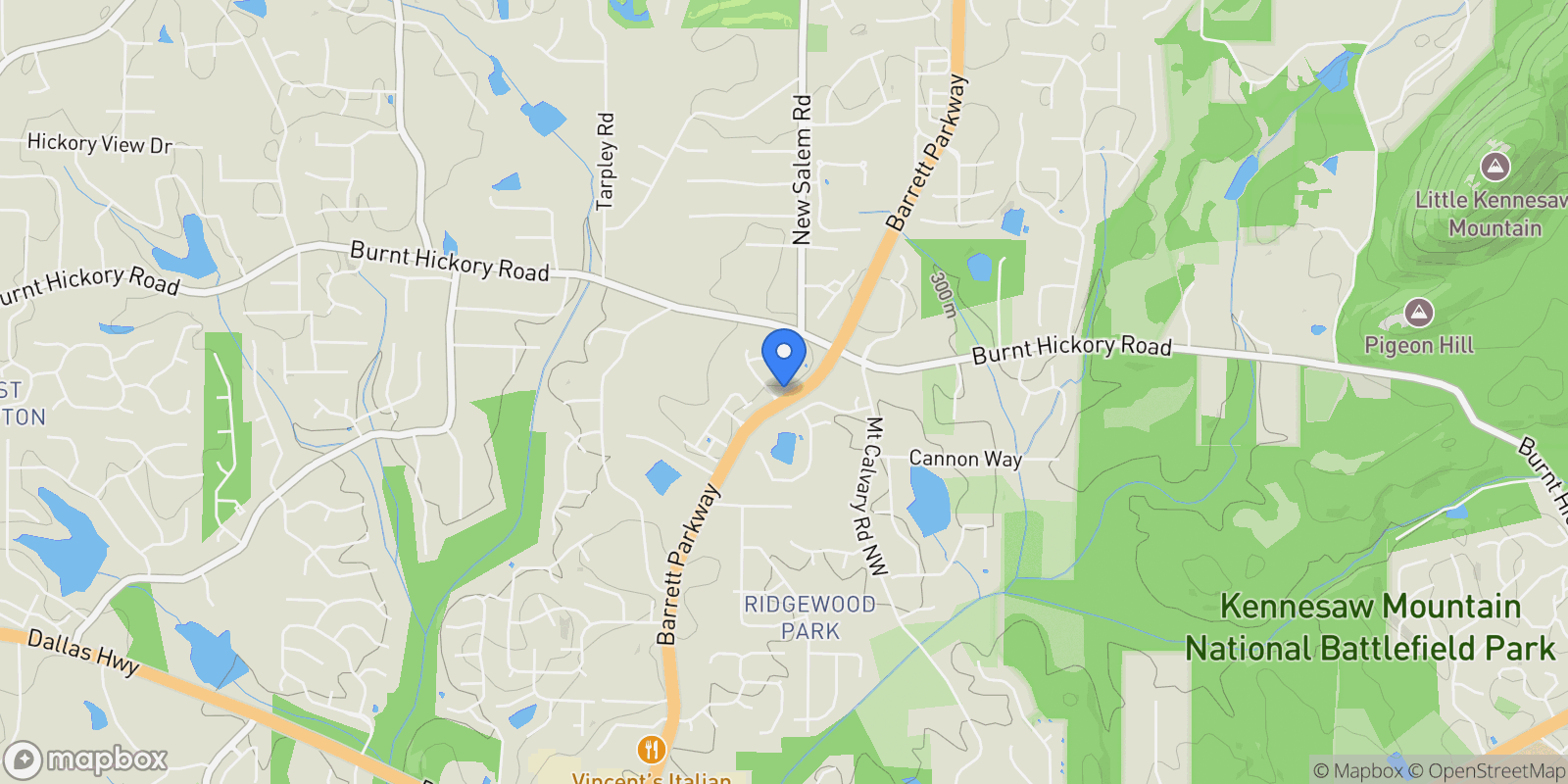 Map showing 302 Summer Garden Drive, Marietta, GA 30064, Marietta, Georgia, United States.