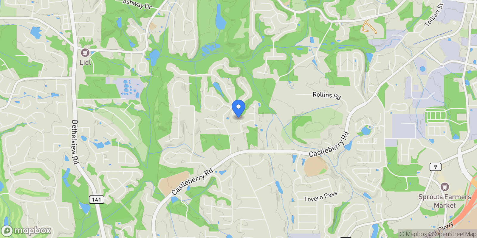 Map showing 4835 White Blossom Court, Cumming, GA 30040, Cumming, Georgia, United States.