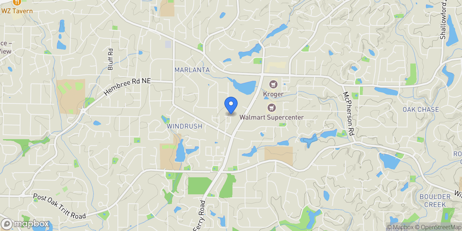 Map showing 2997 Gateland Square, Marietta, GA 30062, Marietta, Georgia, United States.