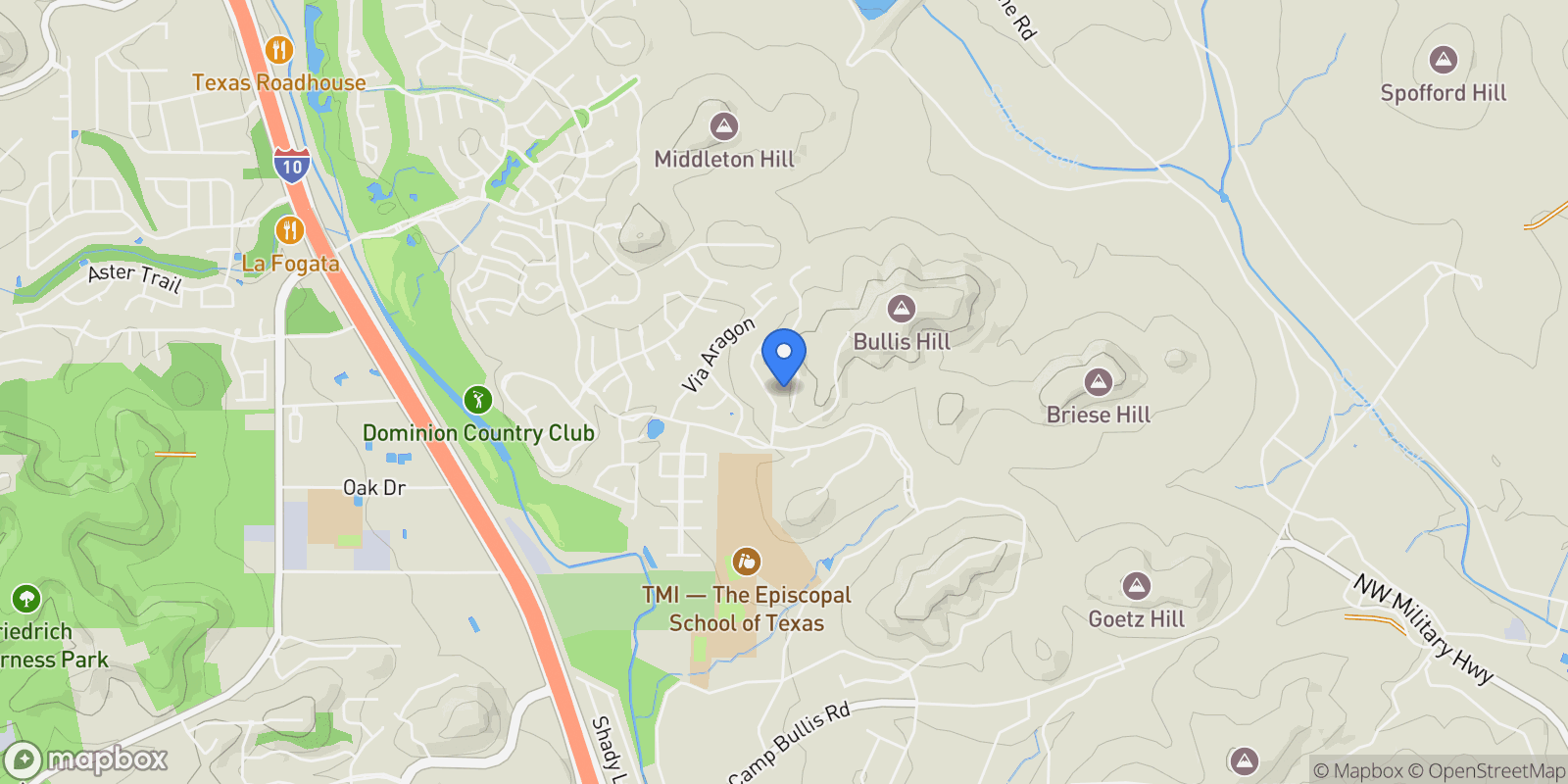 Map showing 21511 Privada Avila , San Antonio, TX 78257, San Antonio, Texas, United States.