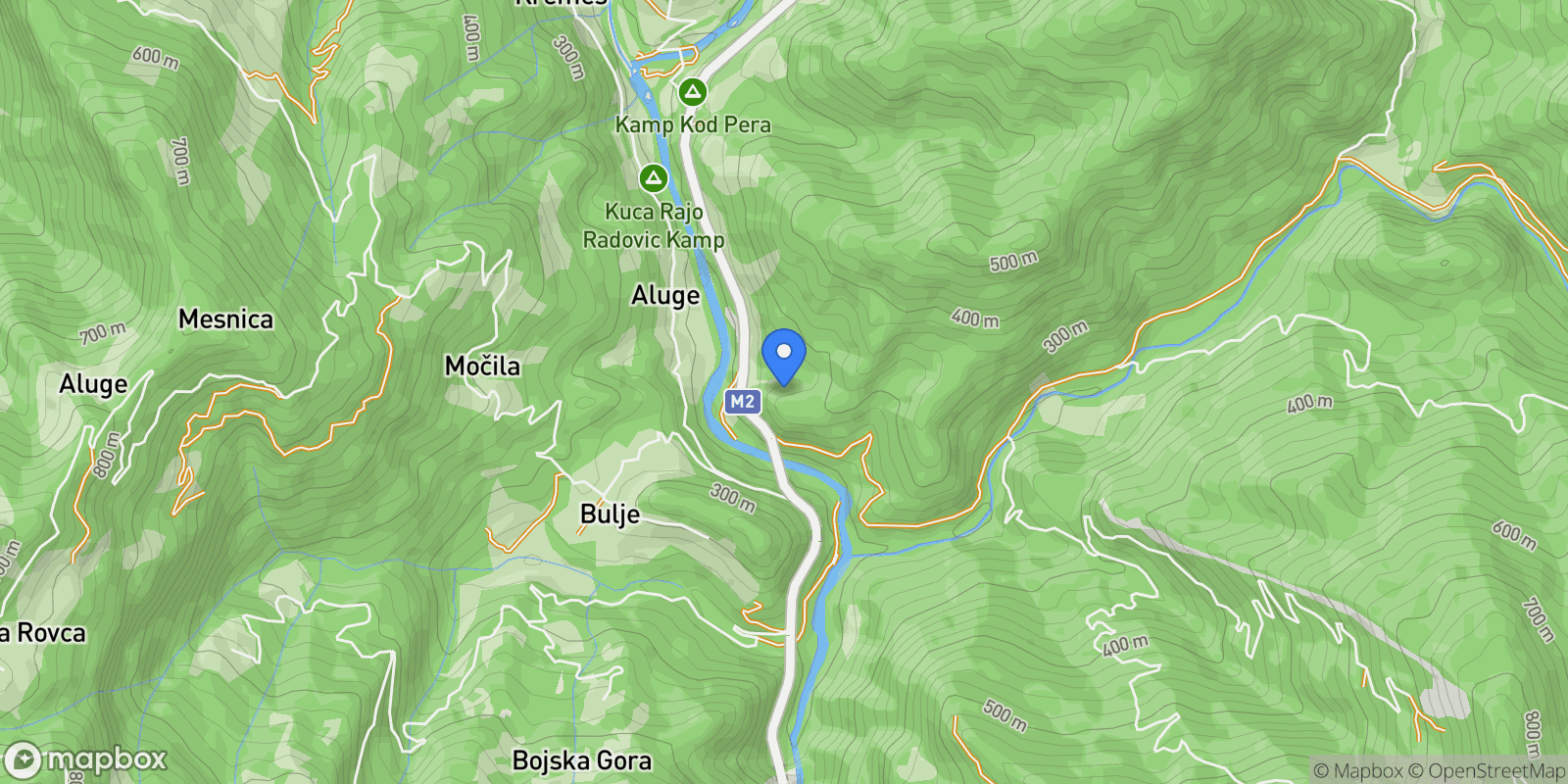 Map showing Montenegro.