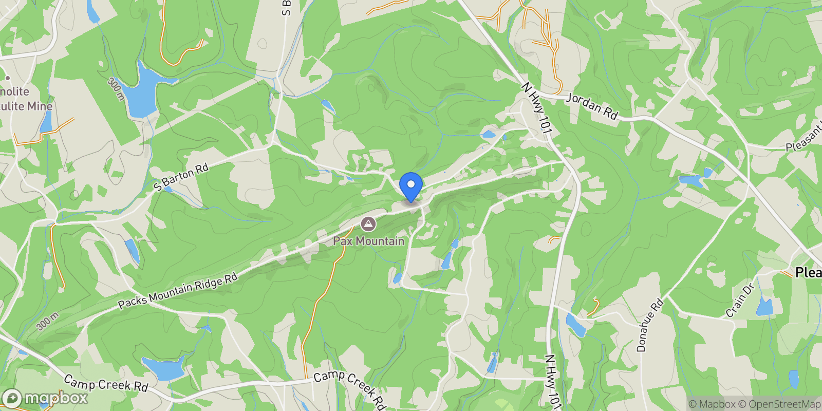 Map showing 600 Packs Mountain Ridge Road , Taylors, SC 29687, Taylors, South Carolina, United States.