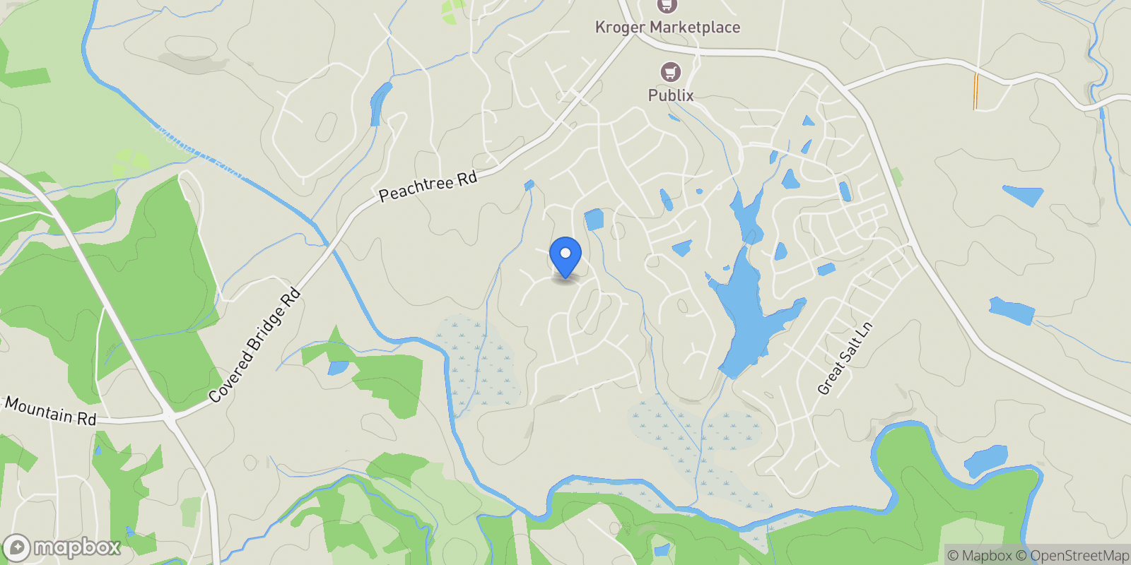 Map showing 161 Conway Trail, Hoschton, Georgia, United States.