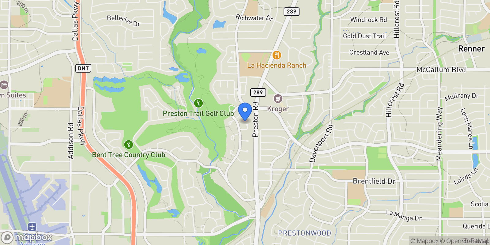 Map showing 6009 Rose Grove Court, Dallas, TX, 75248, USA, Dallas, Texas, United States.