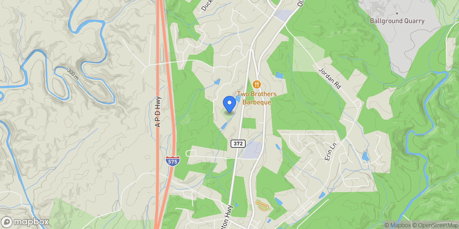 Map showing 9975 BALL GROUND Highway, Ball Ground, Georgia, United States.