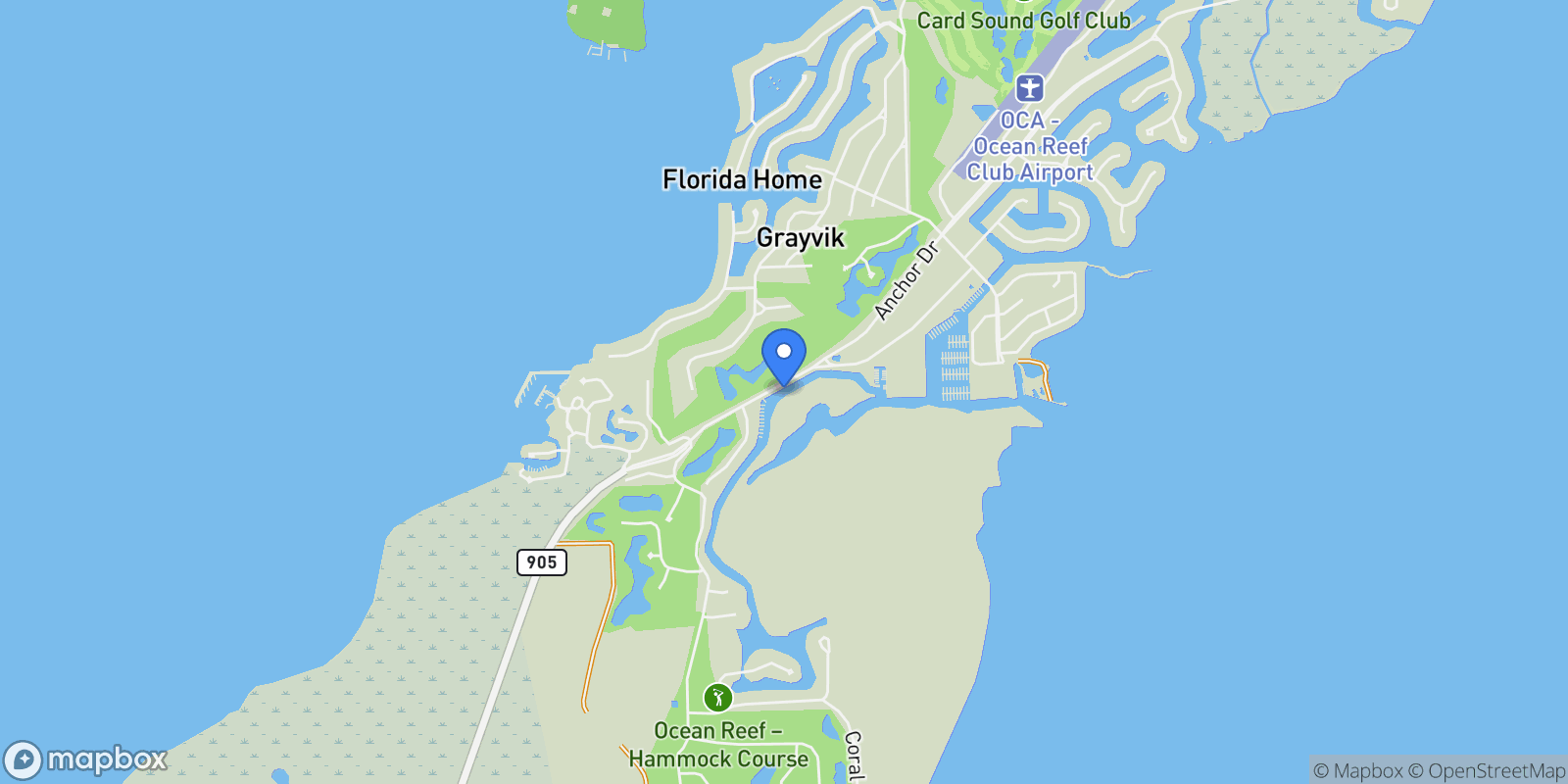 Map showing 23 Gatehouse Road #AS-23 , Key Largo, FL 33037, Key Largo, Florida, United States.