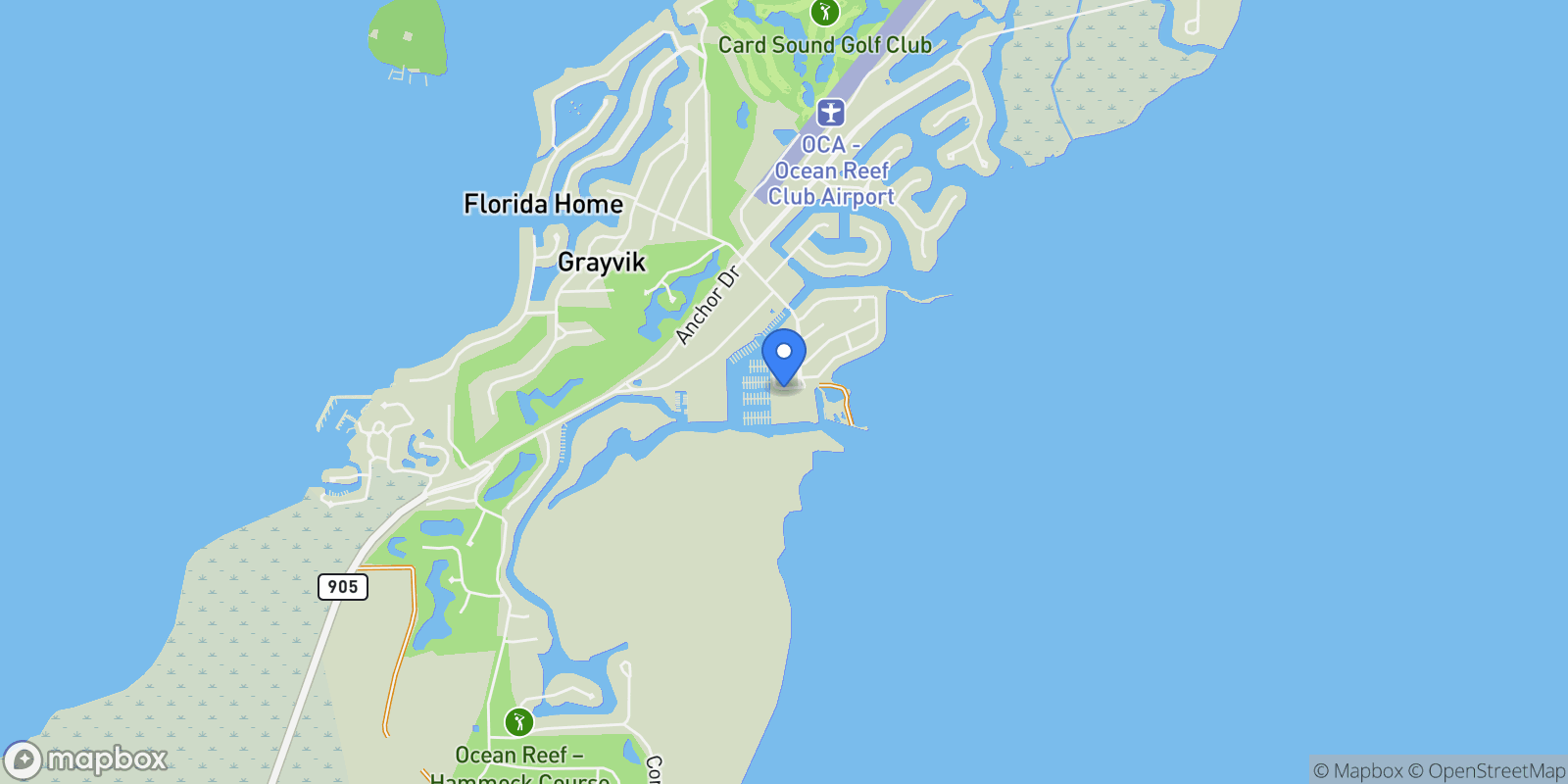 Map showing 201 Ocean Reef Drive #DS-20, Key Largo, FL 33037, Key Largo, Florida, United States.