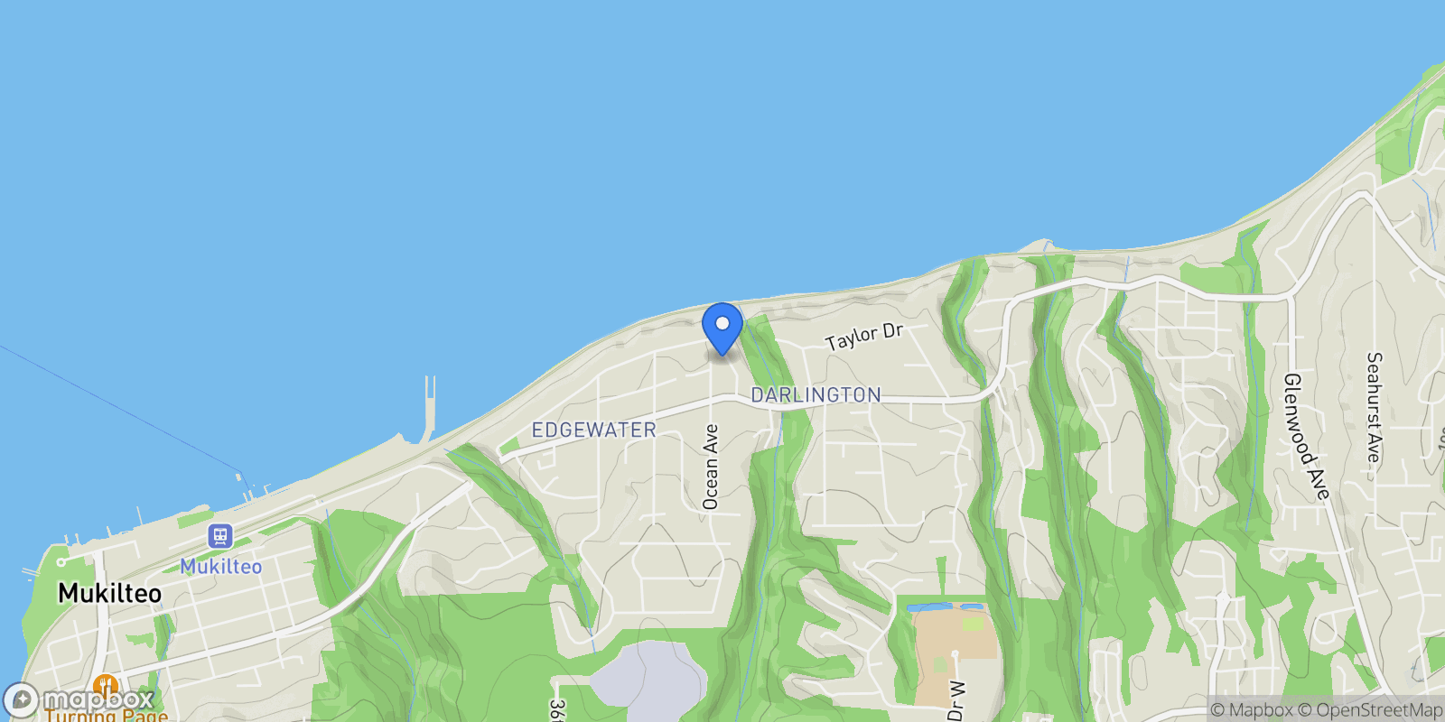 Map showing 4724 Gardner Ave , Everett, WA 98203, Everett, Washington, United States.