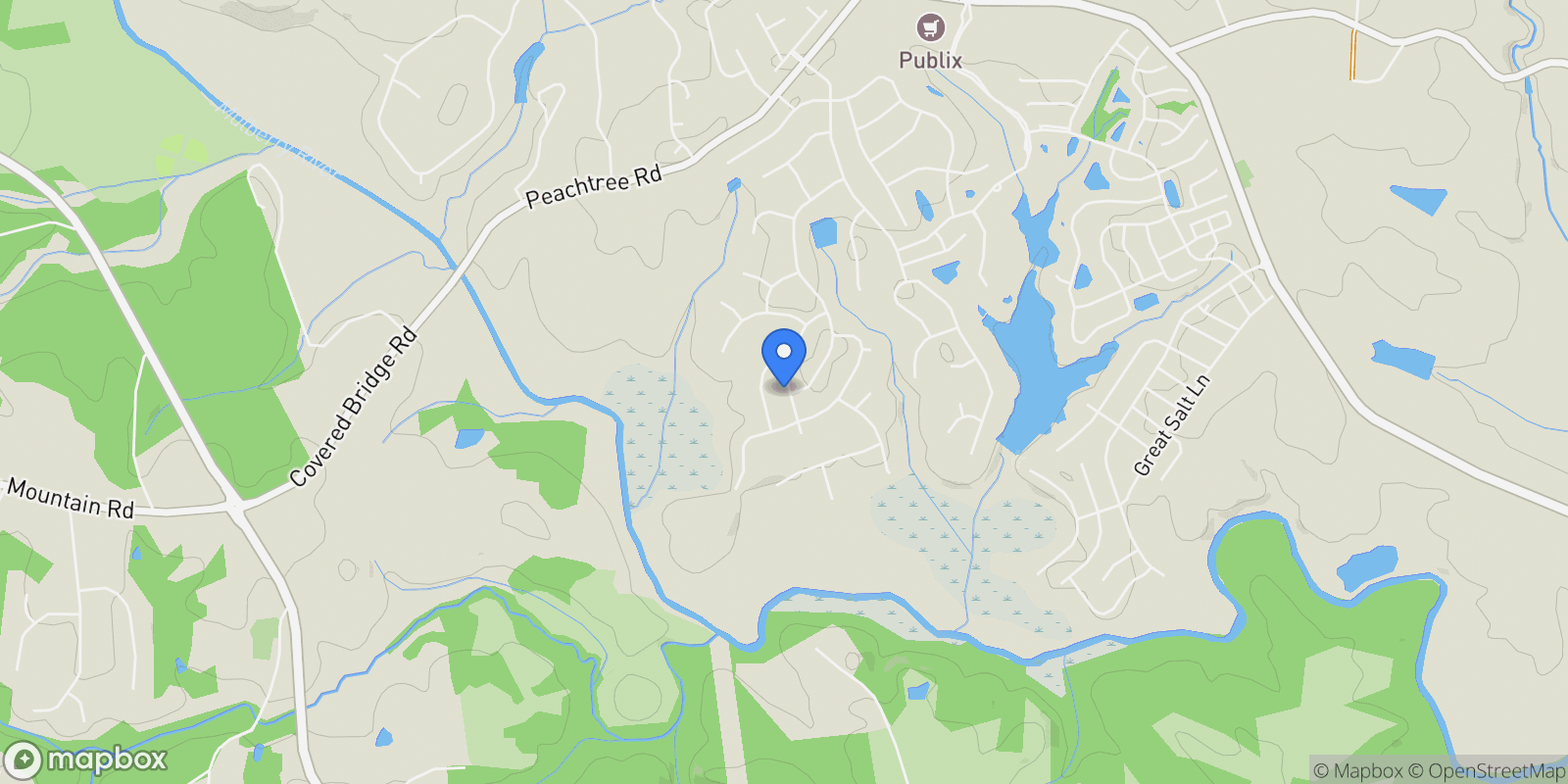 Map showing 234 Pecks Court, Hoschton, Georgia, United States.