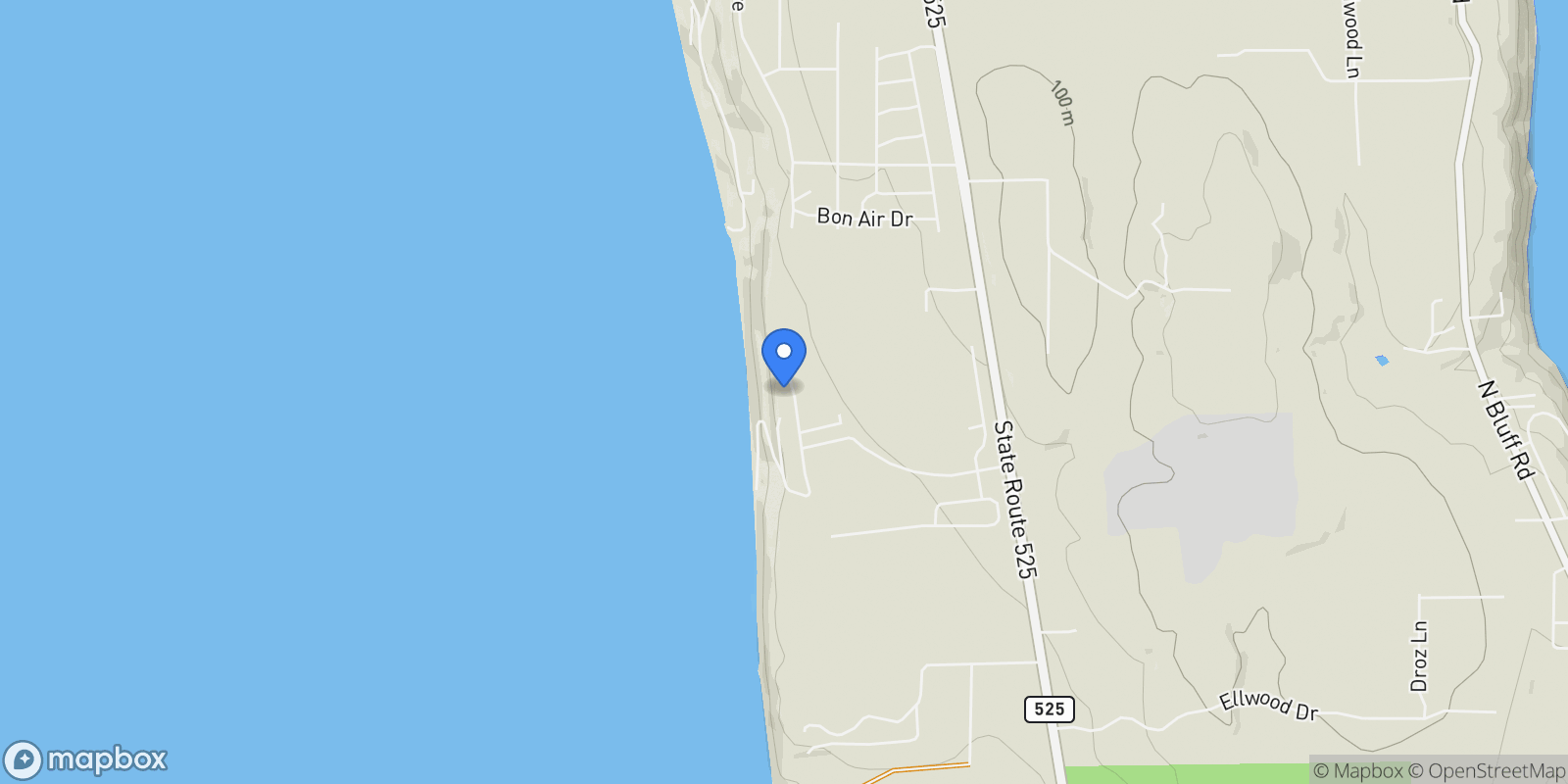 Map showing 2180 Inverness Wy , Coupeville, WA 98239, Coupeville, Washington, United States.