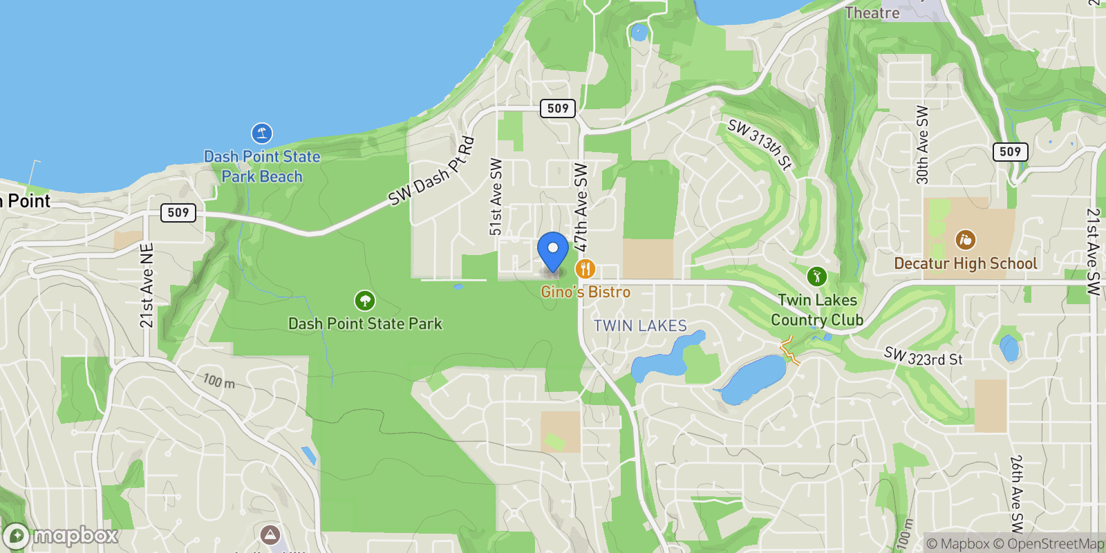 Map showing 31867 48th Cir SW Unit #14A , Federal Way, WA 98023, Federal Way, Washington, United States.