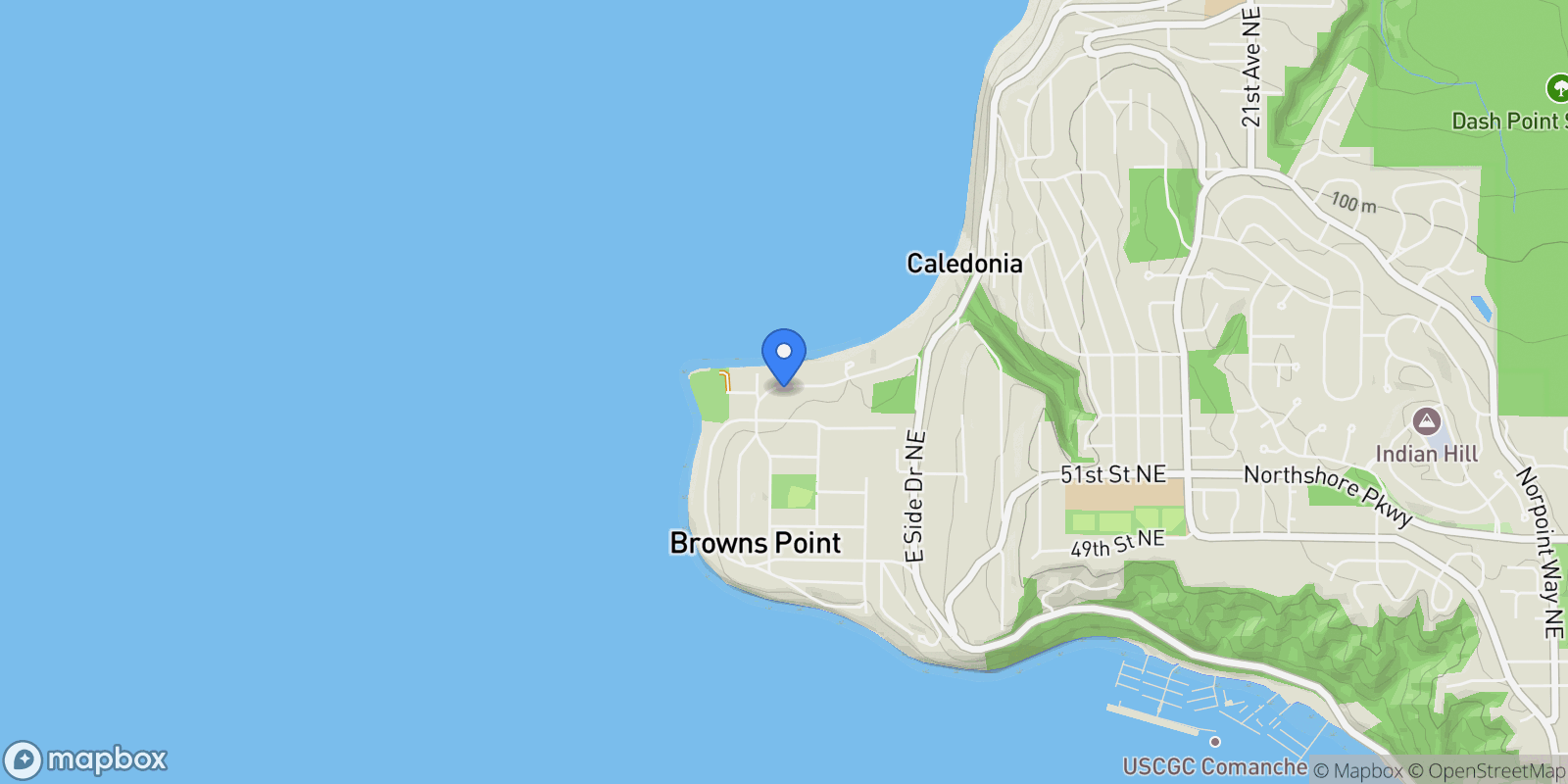 Map showing 5323 Hyada Blvd NE , Tacoma, WA 98422, Tacoma, Washington, United States.