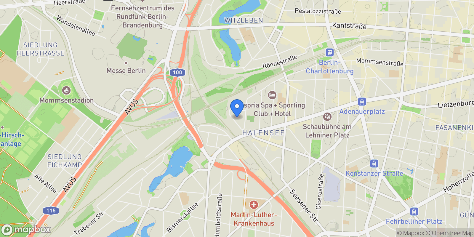 Map showing Berlin, Berlin, Berlin, Berlin, Berlin, Germany.