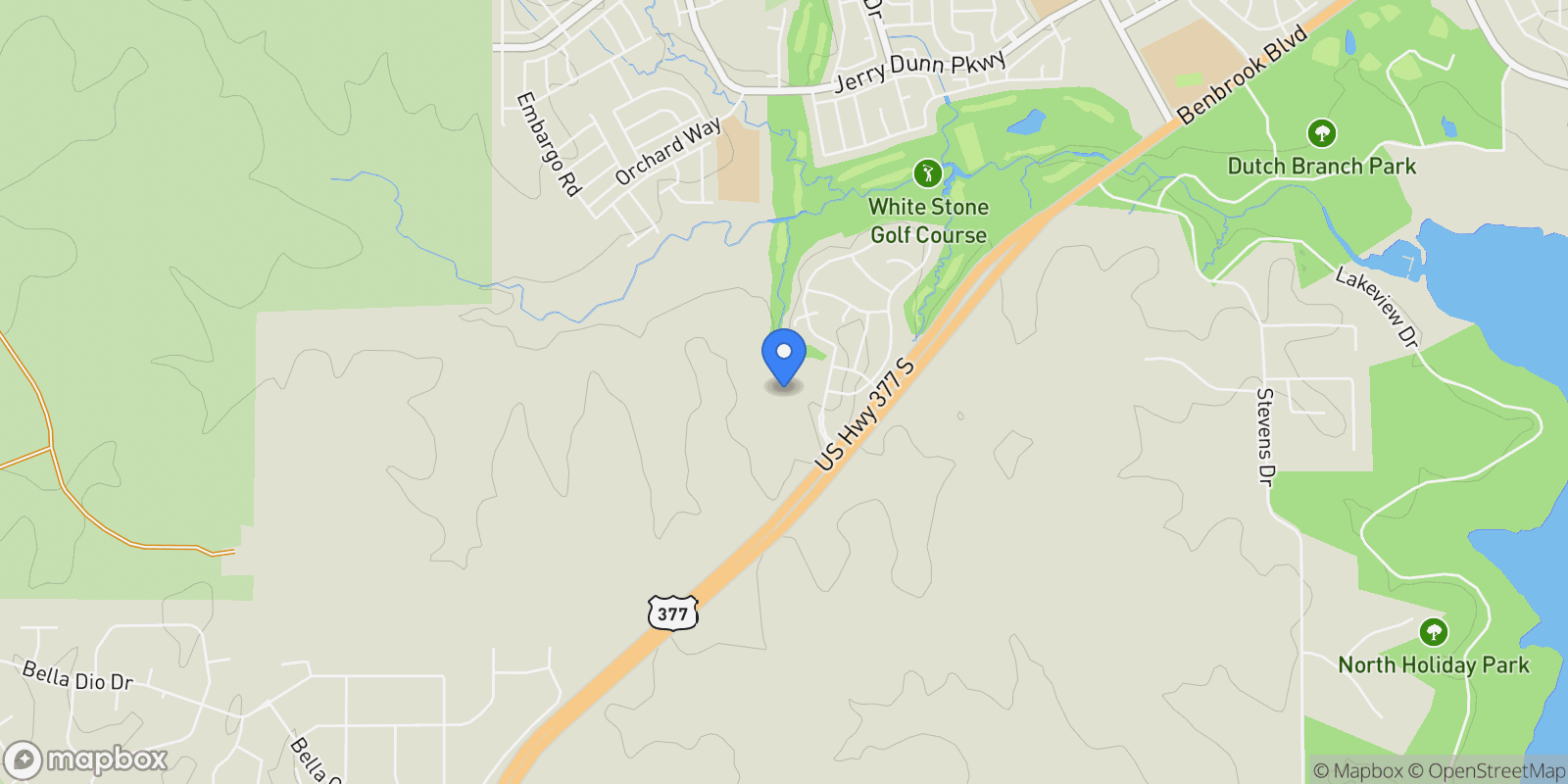 Map showing 4516 Chablis Drive, Fort Worth, Texas, United States.