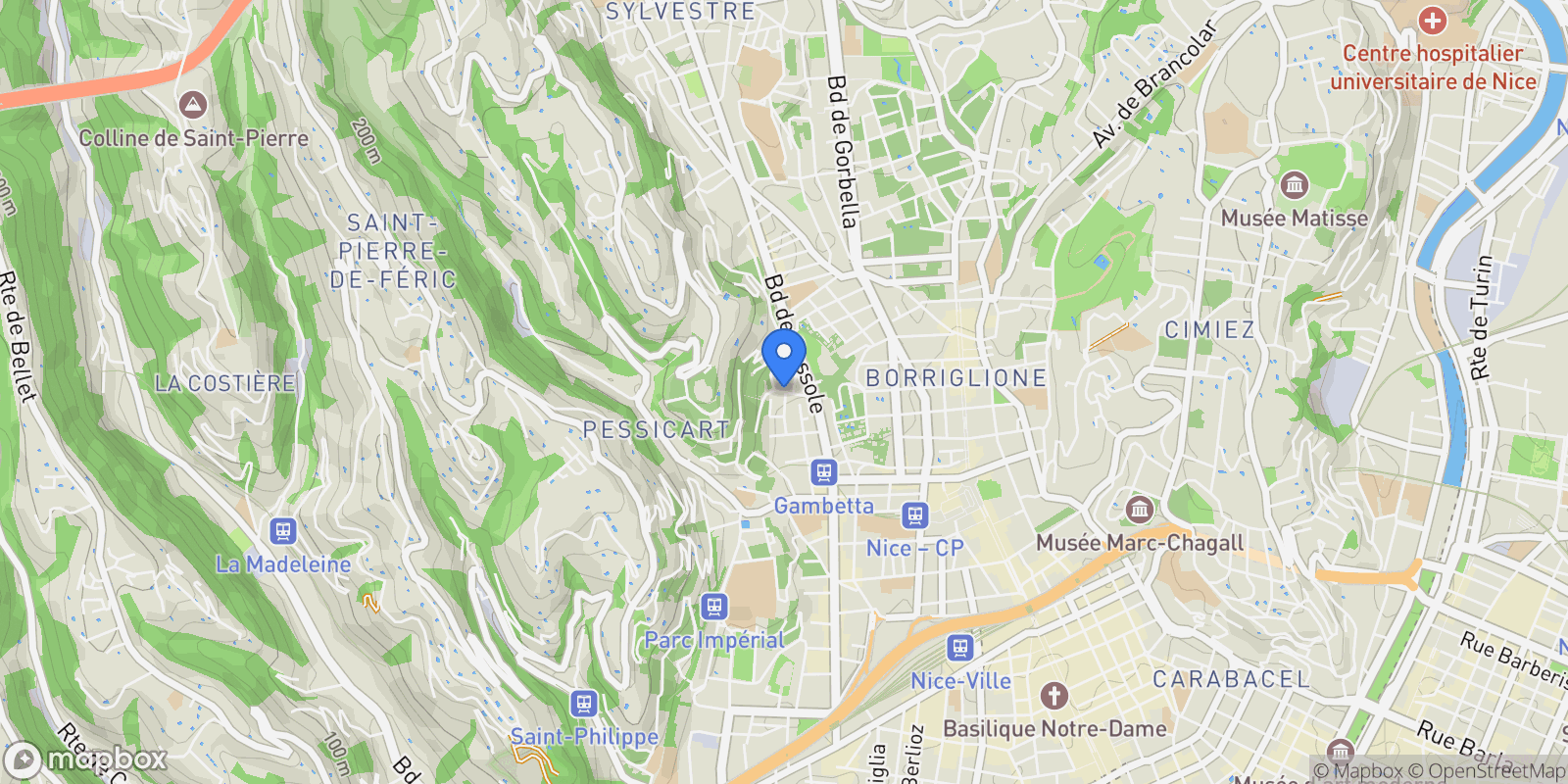 Map showing Kotor, Dobrota, Kotor Municipality, Montenegro.