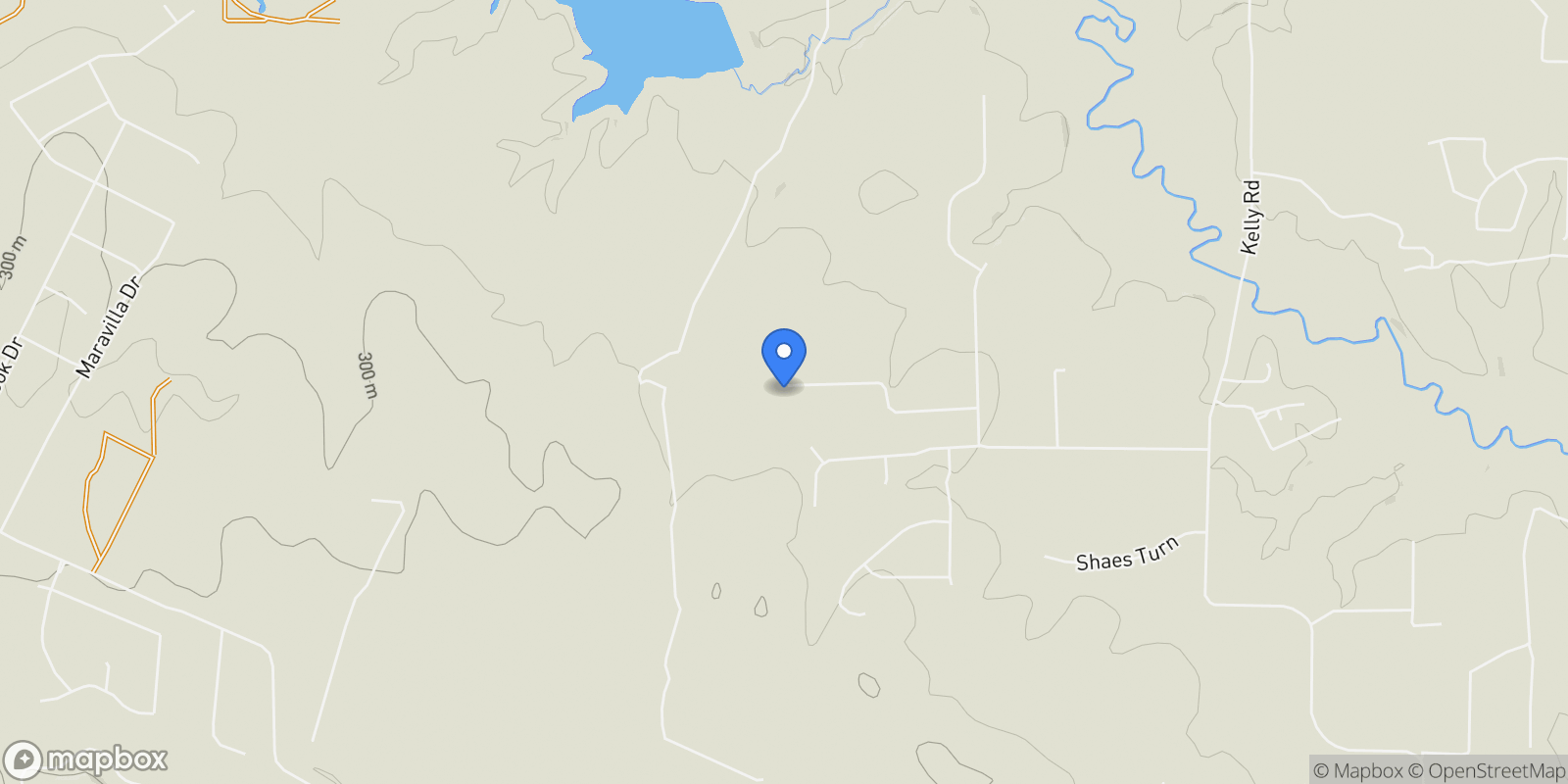 Map showing 2035 Meadowlark Court, Aledo, Texas, United States.
