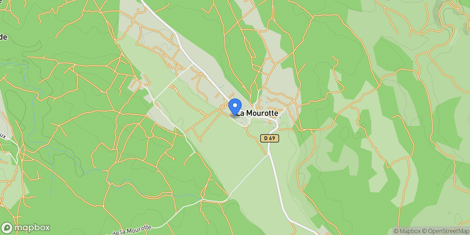 Map showing LA VERDIERE, U 83560, La Verdière, Provence-Alpes-Côte d'Azur, France.