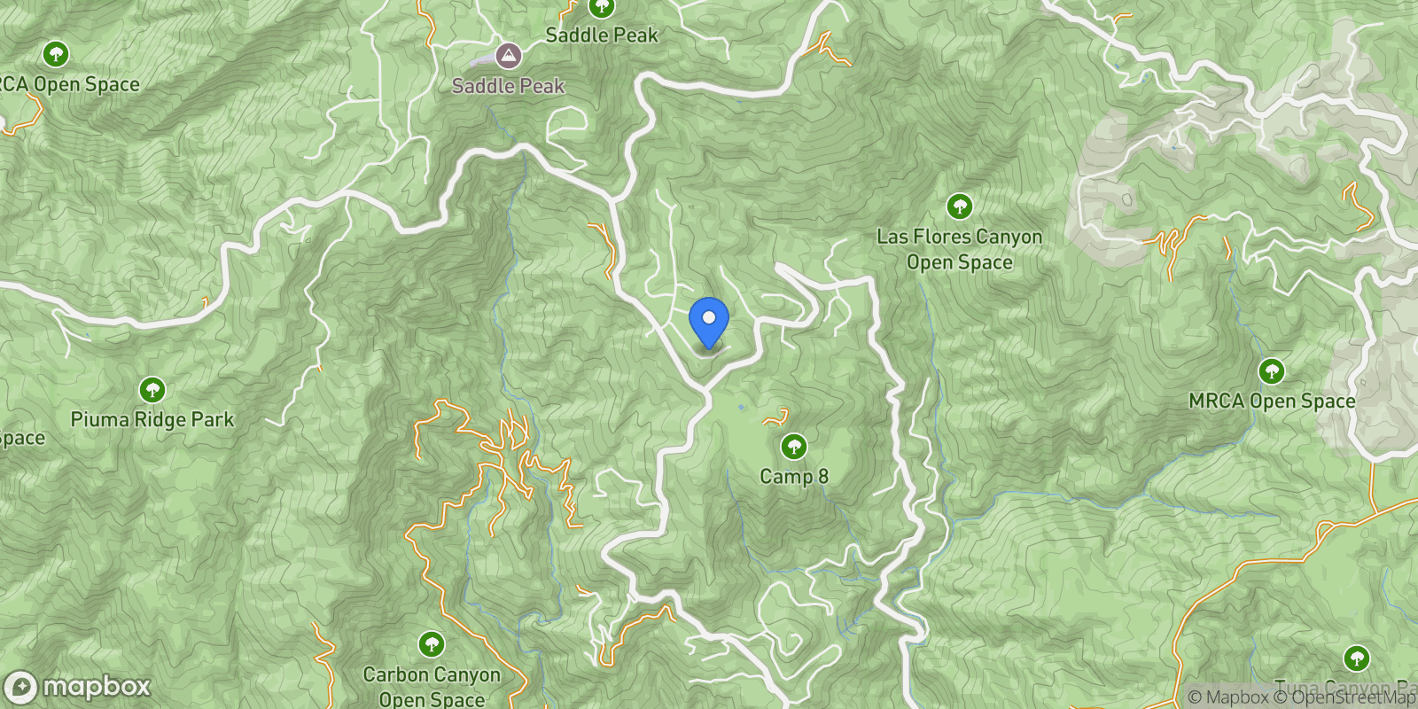 Map showing 23255 W Paloma Blanca Drive, Malibu, California, United States.