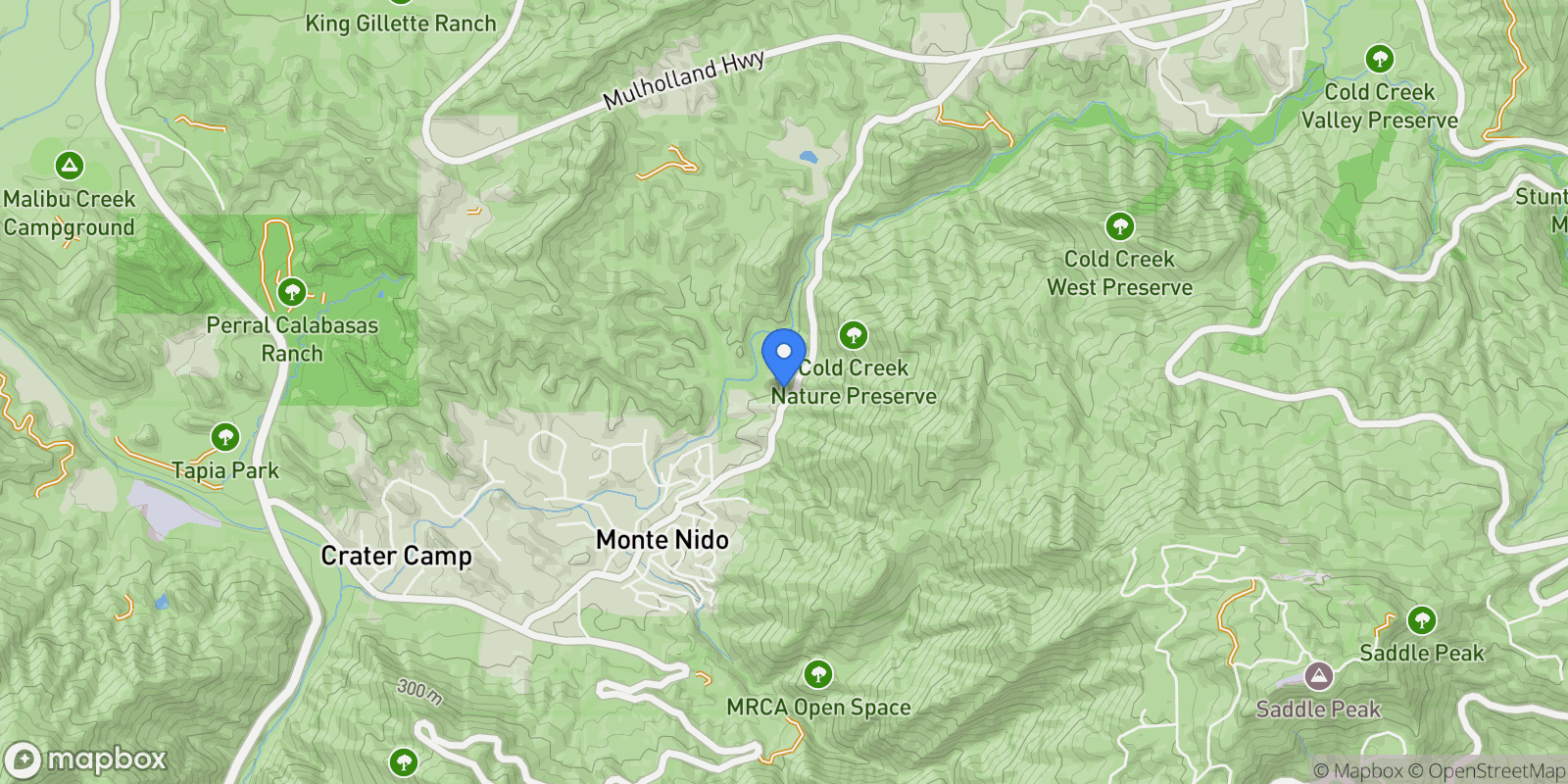 Map showing 1045 Cold Canyon Road, Hidden Hills, California, United States.