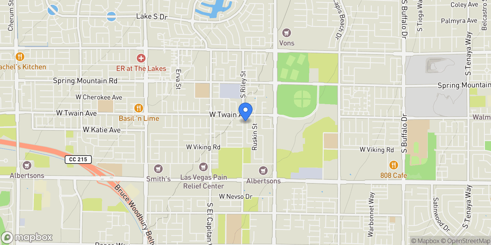 Map showing 3747 Broadmead Street, Las Vegas, NV 89147, Las Vegas, Nevada, United States.