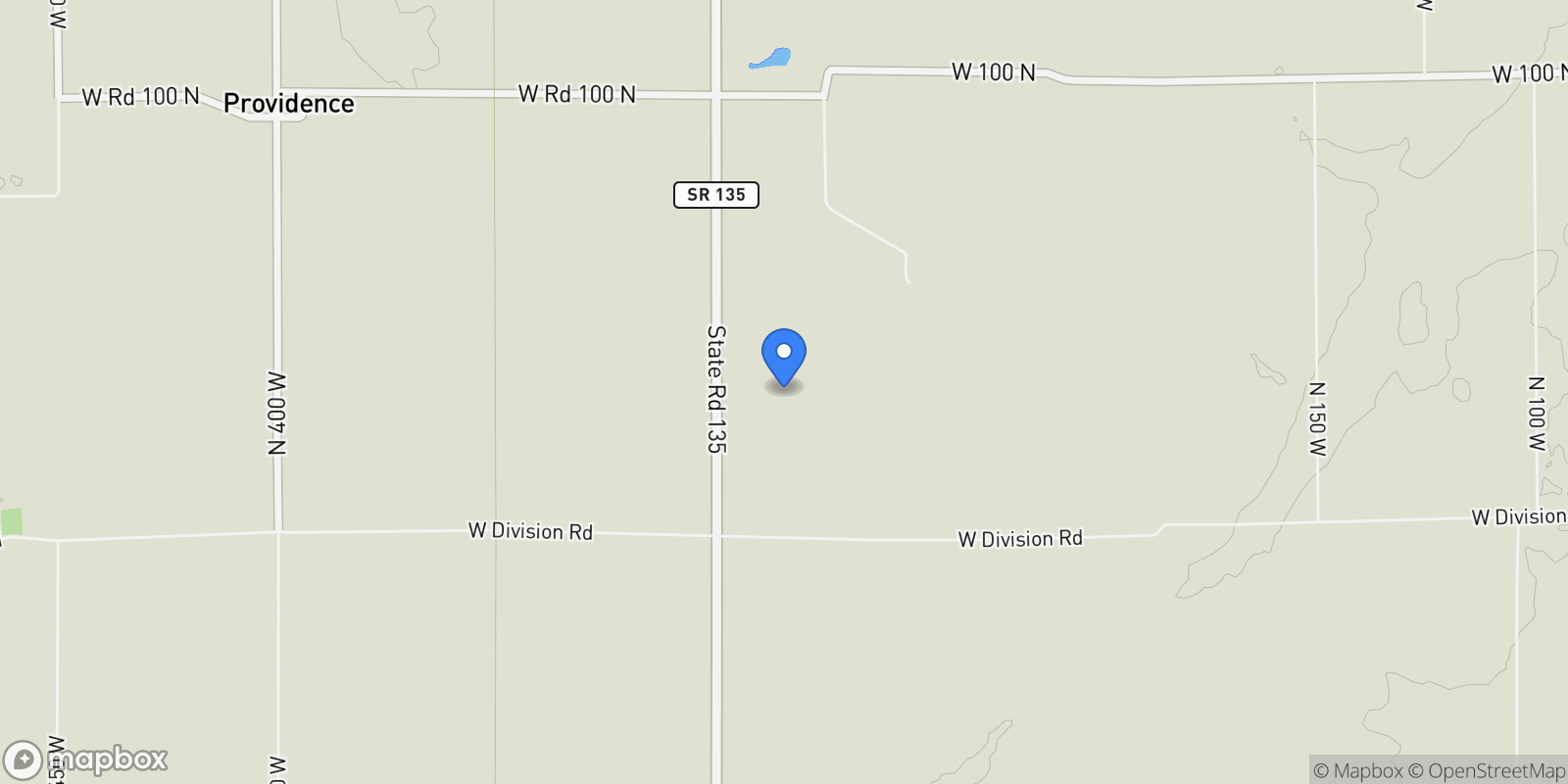 Map showing 437 N State Road 135, Bargersville, IN 46106, Bargersville, Indiana, United States.