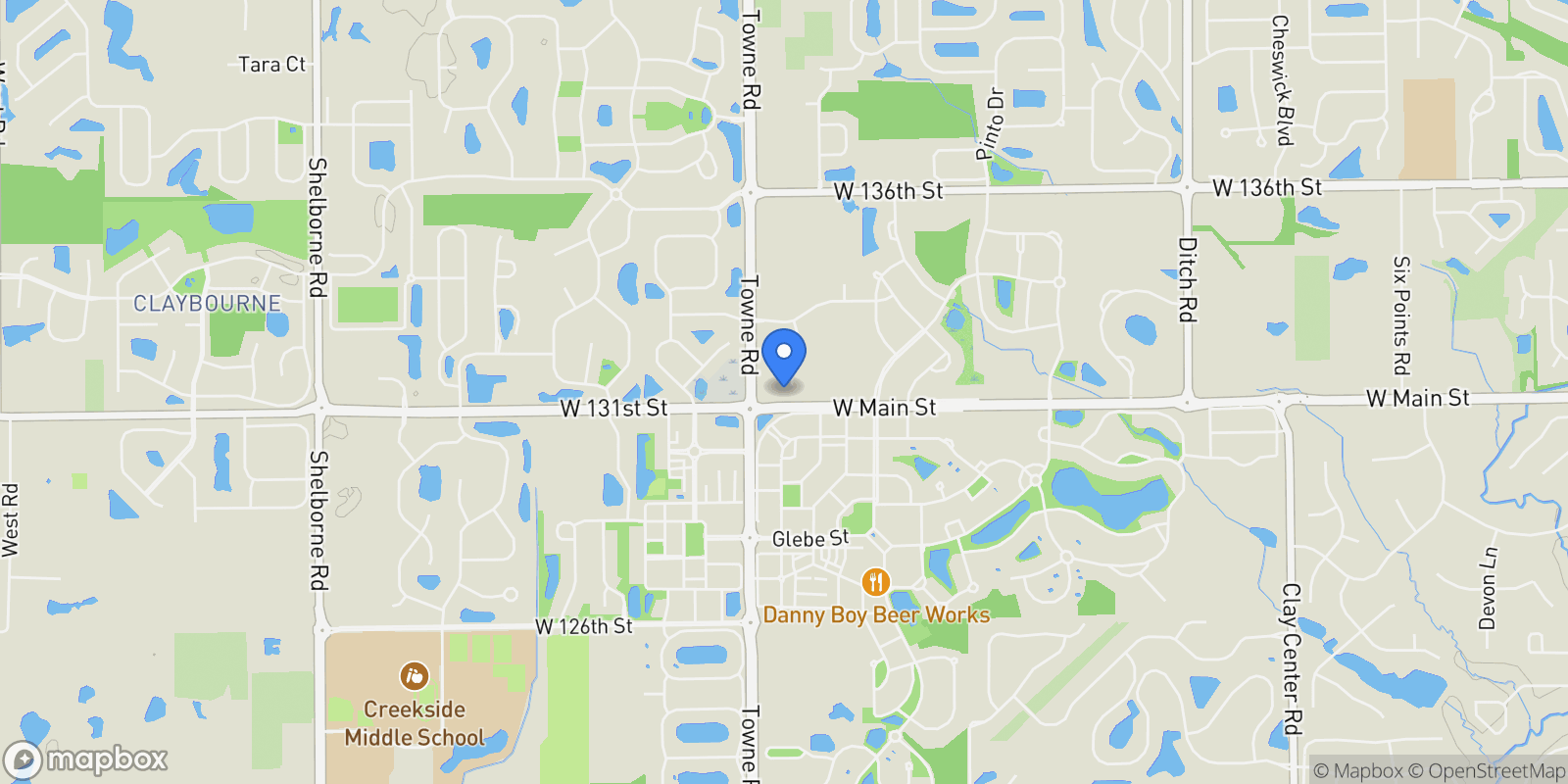 Map showing 13158 Gatman Court, Carmel, IN 46032, Carmel, Indiana, United States.