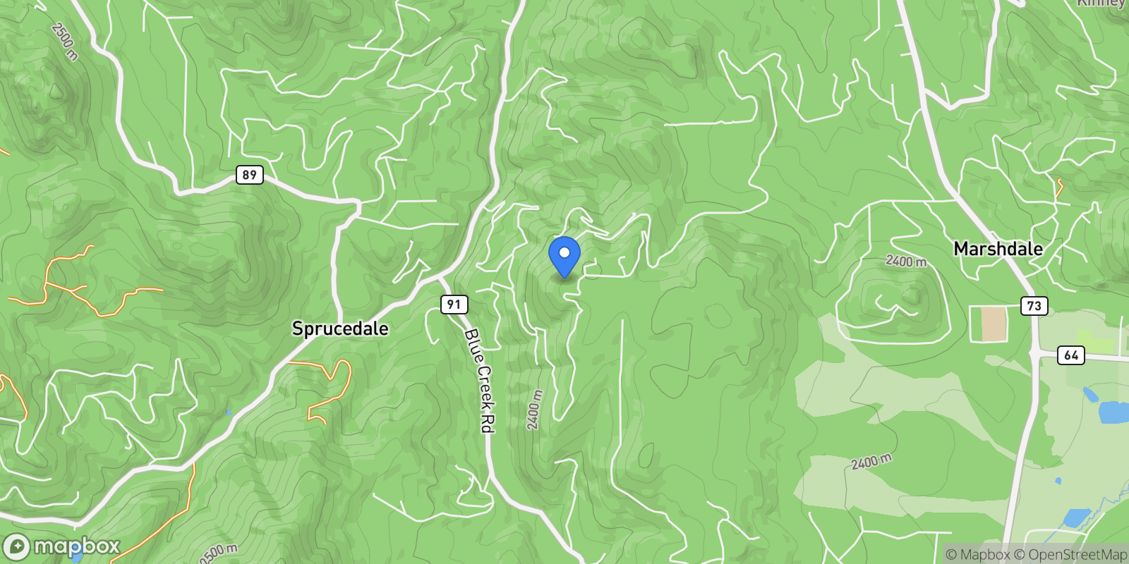 Map showing 6913 Granite Crag Circle , Evergreen, CO 80439, Evergreen, Colorado, United States.