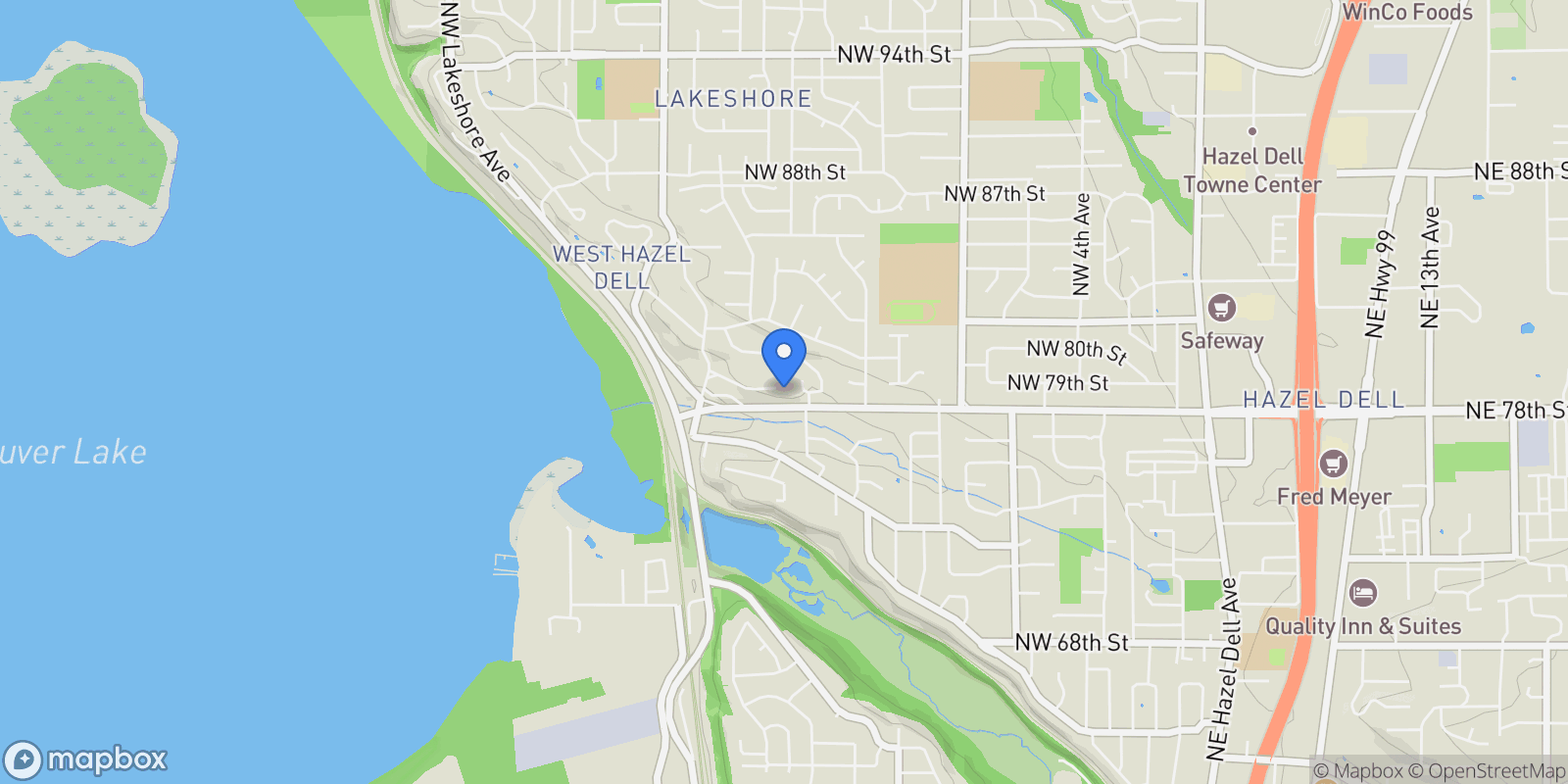 Map showing 1519 NW 79TH CIR, Vancouver, WA 98665, Vancouver, Washington, United States.