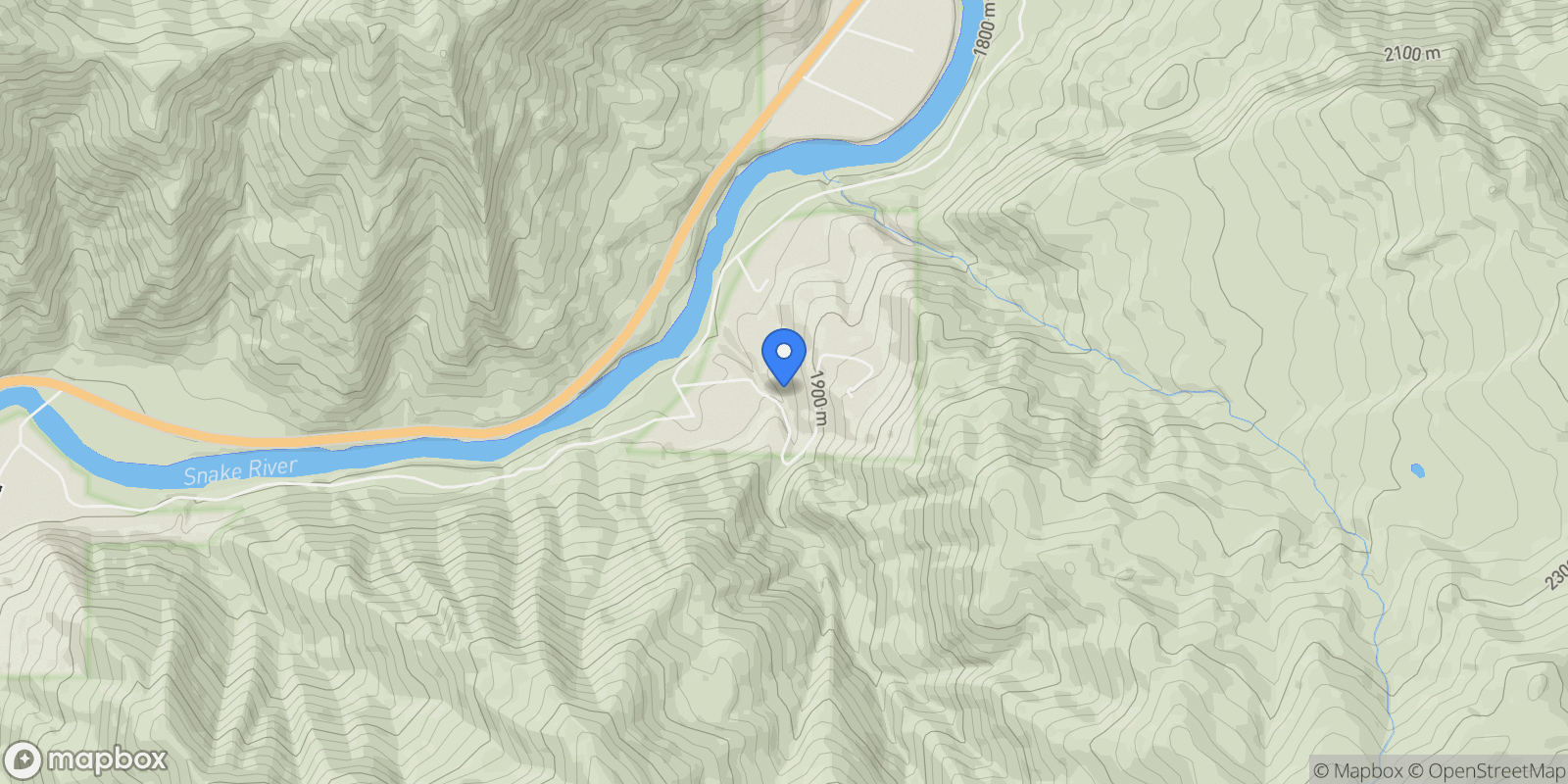 Map showing 1035 E DEER CREEK Drive, Jackson, WY 83001, Jackson, Wyoming, United States.